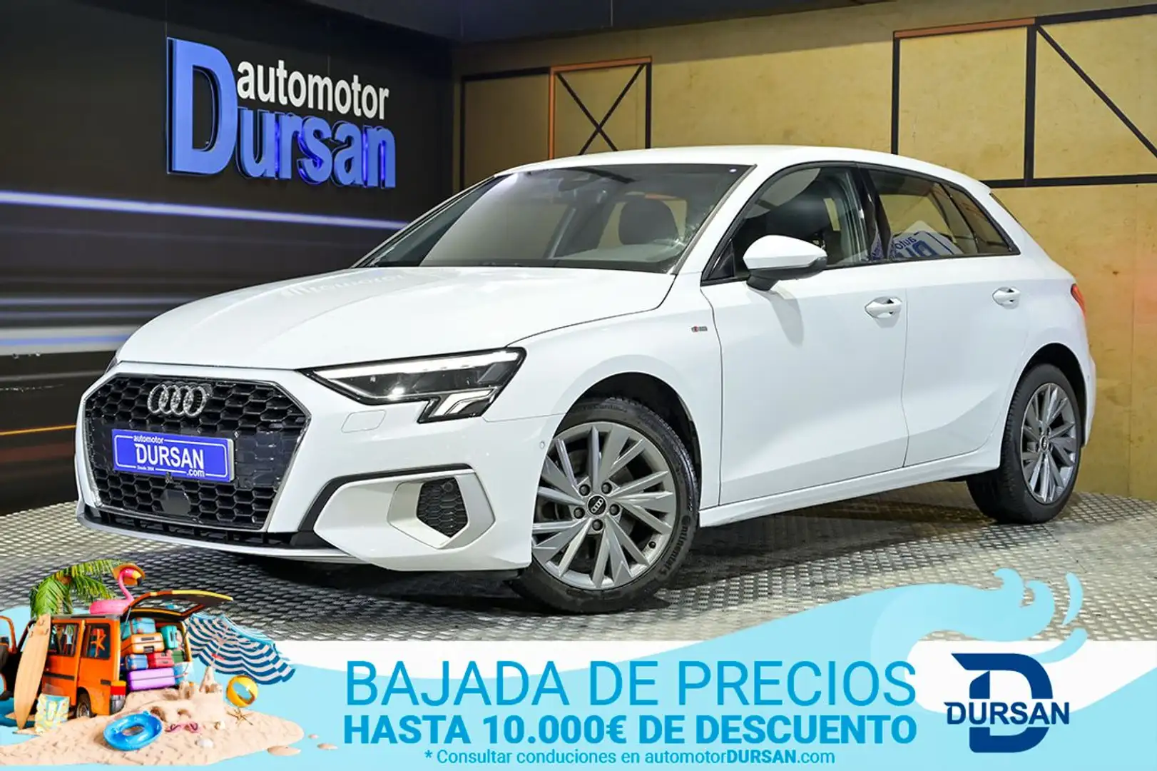 Audi A3 Sportback 30 TFSI S line Blanco - 1