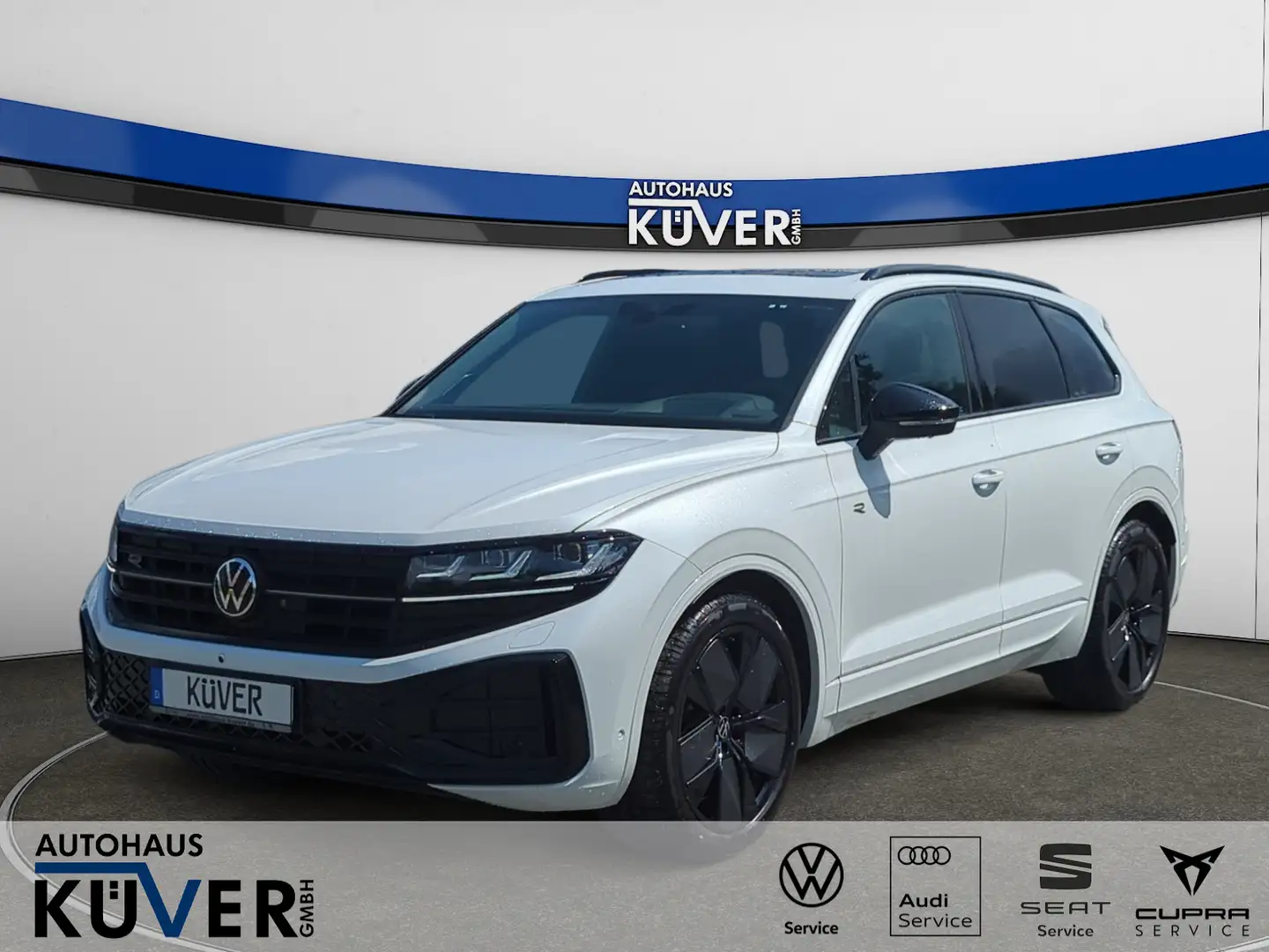 Volkswagen Touareg R-Line 3,0 TDI DSG 4M+Pano+IQ+AHK+Navi Bílá - 1