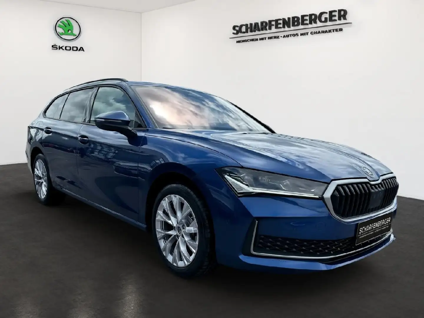 Skoda Superb Superb Combi 4x4 *AHK,NAVI,Sthz.,TWA* Blau - 2
