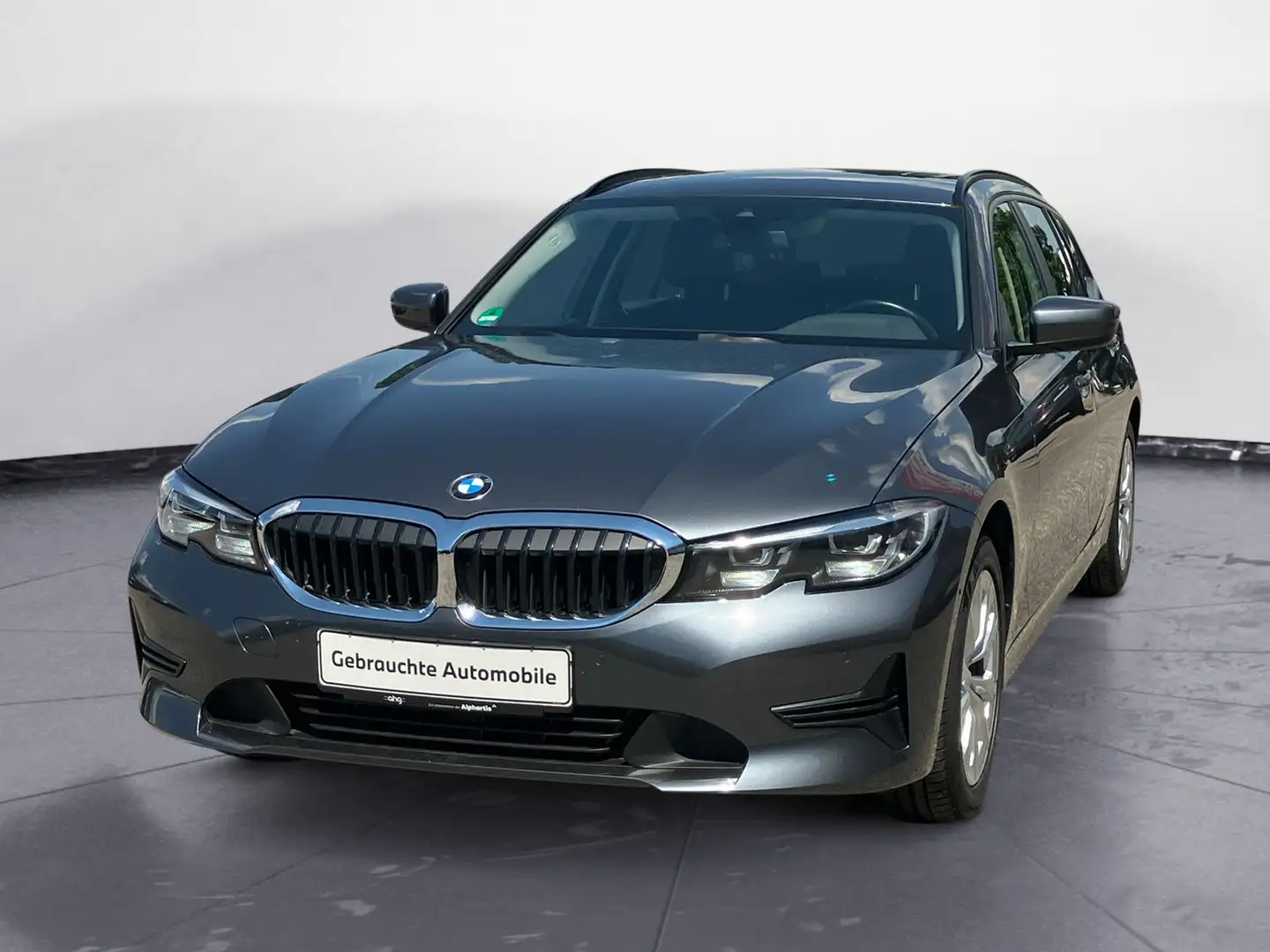 BMW 318 d Touring Advantage Aut. Klimaaut. PDC Grigio - 2