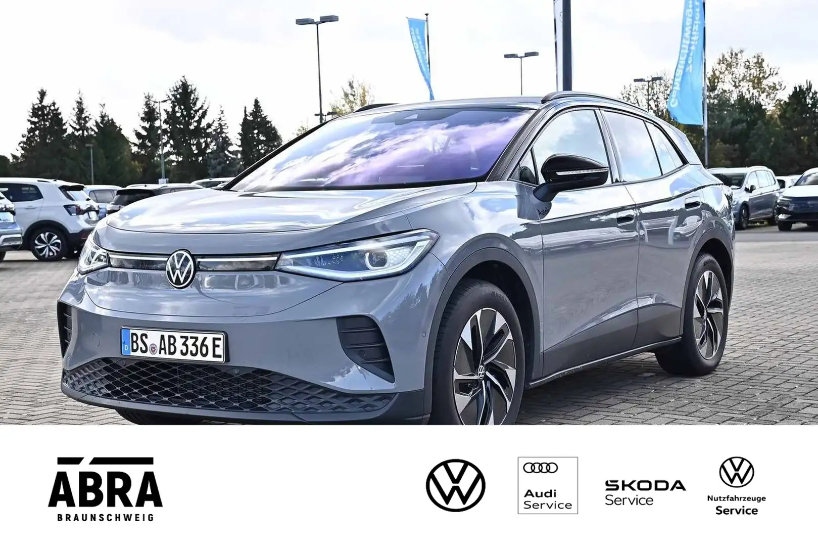 Volkswagen ID.4 Pure Performance 125 kW Goal ACC+LED+NAVI Gris - 1