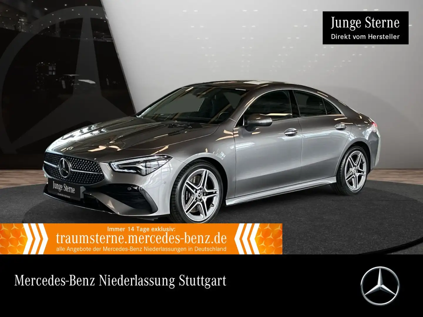 Mercedes-Benz CLA 250 4M AMG+LED+KAMERA+TOTW+KEYLESS+8G Grijs - 1