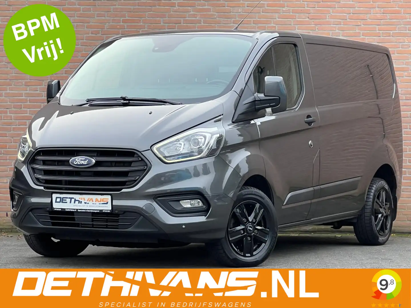 Ford Transit Custom 2.0TDCI 130PK Cruisecontrol / Stoelverwarming / Eu Grijs - 1