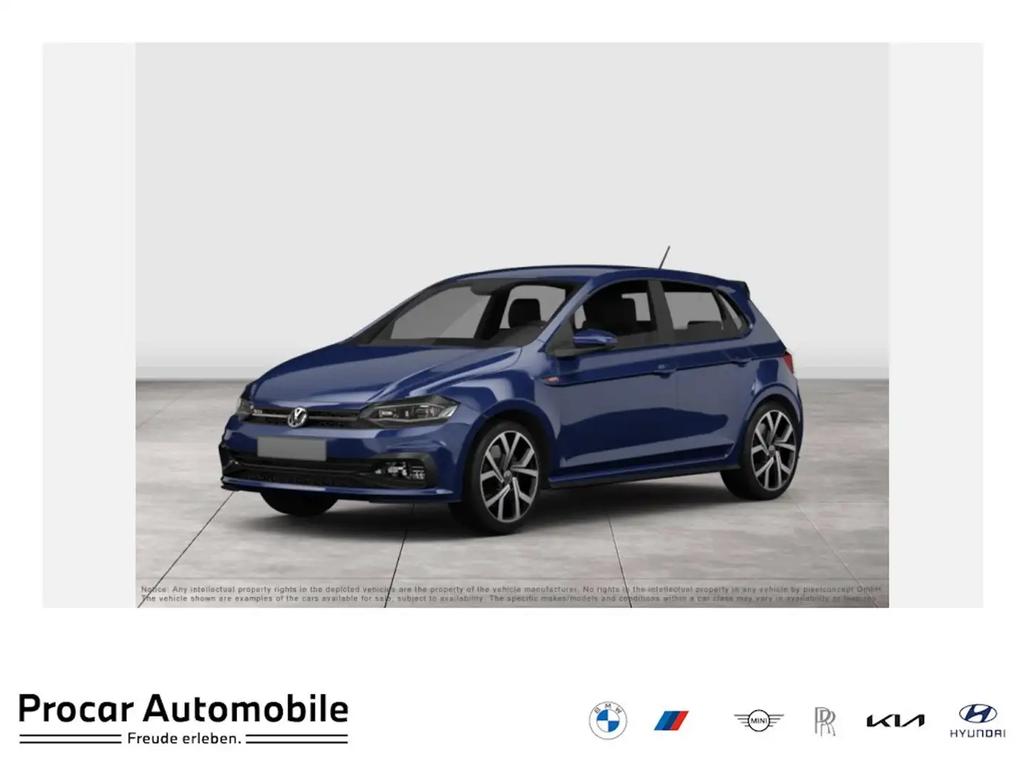 Volkswagen Polo GTI 2.0 Aut Nav LED Beats Parkass Kilma 18" Bleu - 1