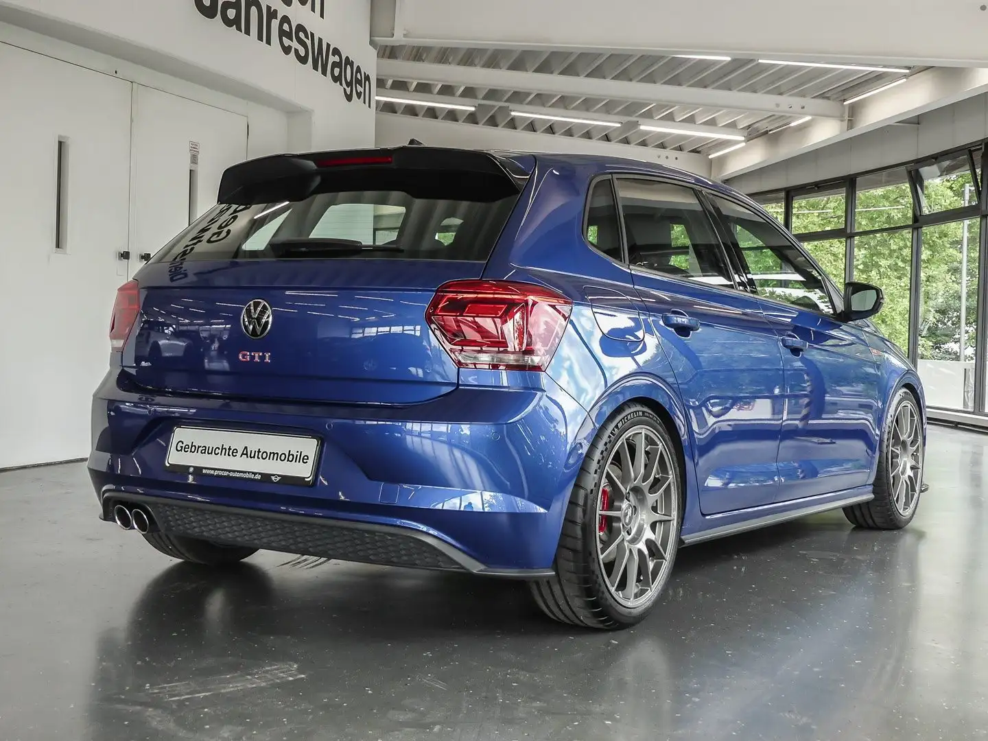 Volkswagen Polo GTI 2.0 Aut Nav LED Beats Parkass Kilma 18" KW V3 Blau - 2