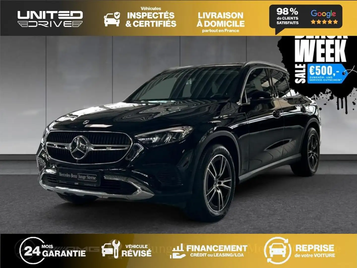 Mercedes-Benz GLC 200 200 4M AVANTGARDE Noir - 1