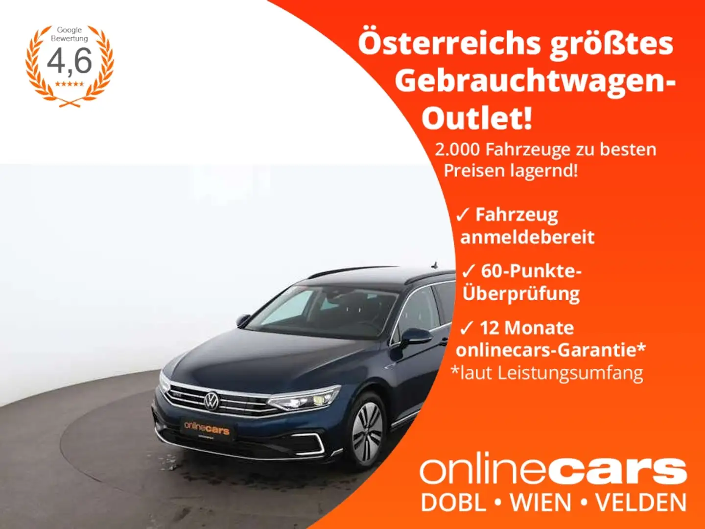 Volkswagen Passat Variant 1.4 TSI GTE Aut MATRIX AHK RADAR Azul - 1
