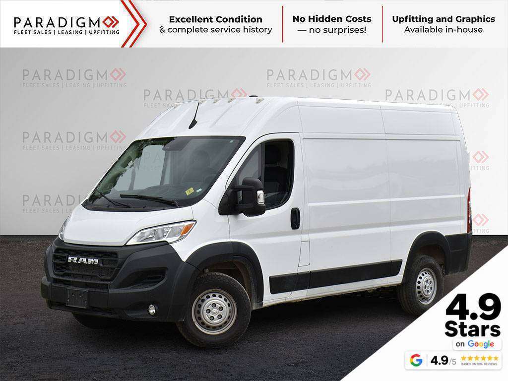 White 2025 RAM ProMaster Van Front-Wheel Drive 9-Speed Automatic