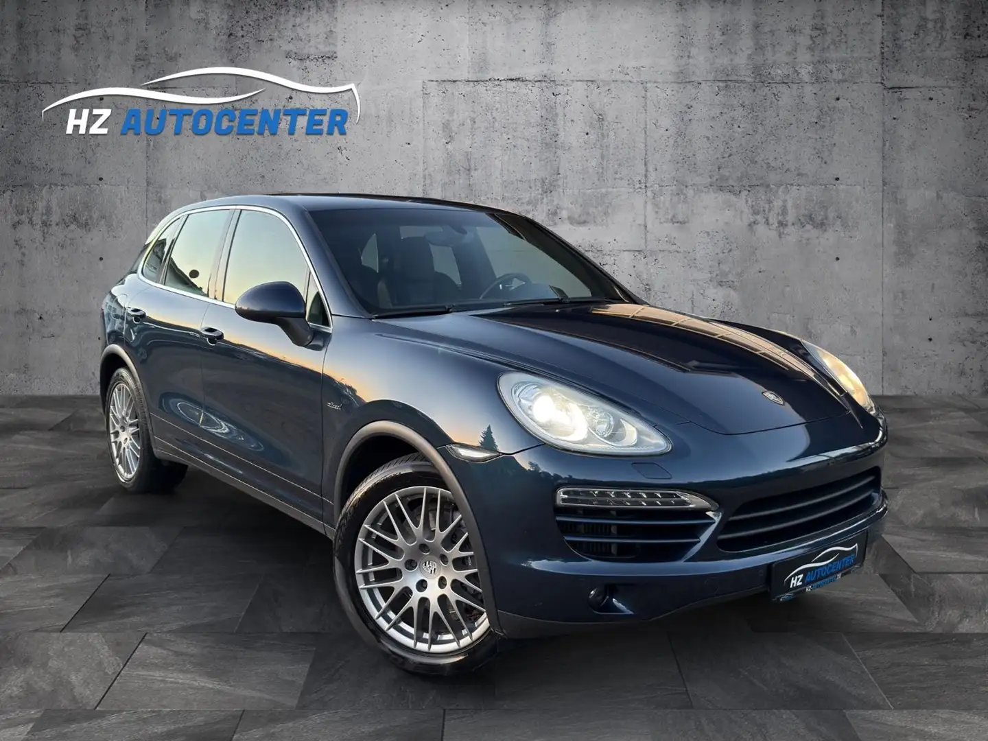 Porsche Cayenne Diesel*PDLS*PCM*NAVI*LUFT*XENON*TOP Bleu - 1