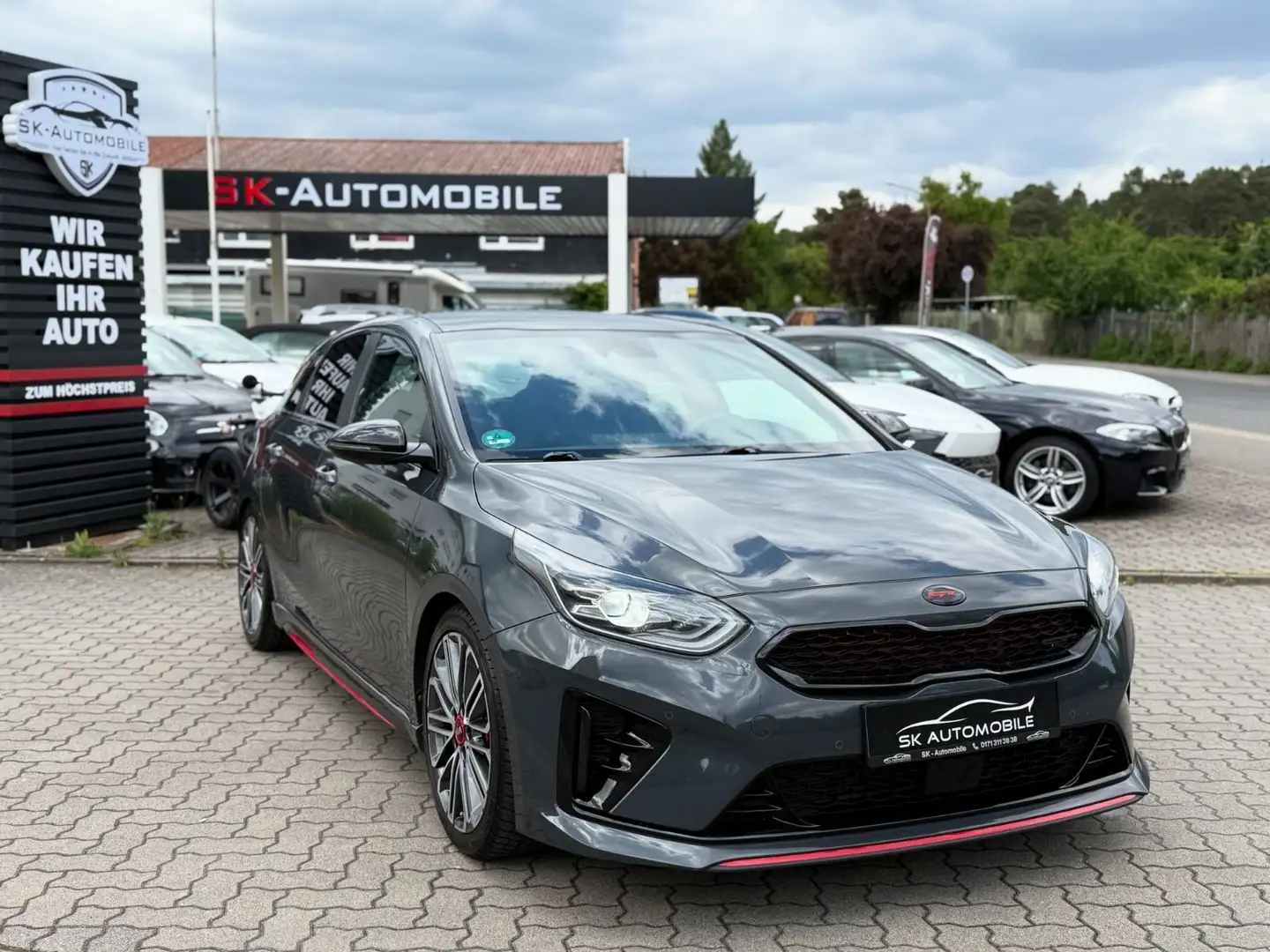Kia Ceed / cee'd Ceed GT 1.HAND-AUTOMATIK-RFK-VIRTUAL-SPUR-MEMORY Grau - 1