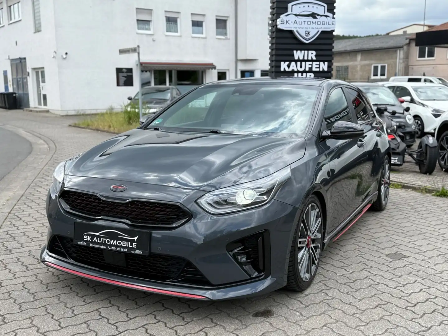 Kia Ceed / cee'd Ceed GT 1.HAND-AUTOMATIK-RFK-VIRTUAL-SPUR-MEMORY Grau - 2