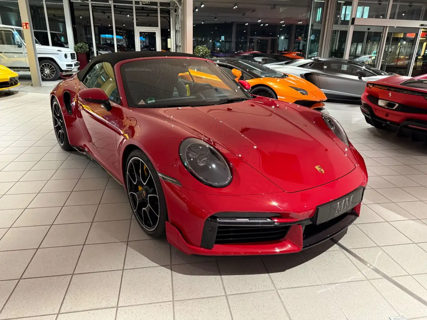 Porsche 992 911 Turbo S Cabrio Sport Design/Inno/Lift/Burmes Rot - 1
