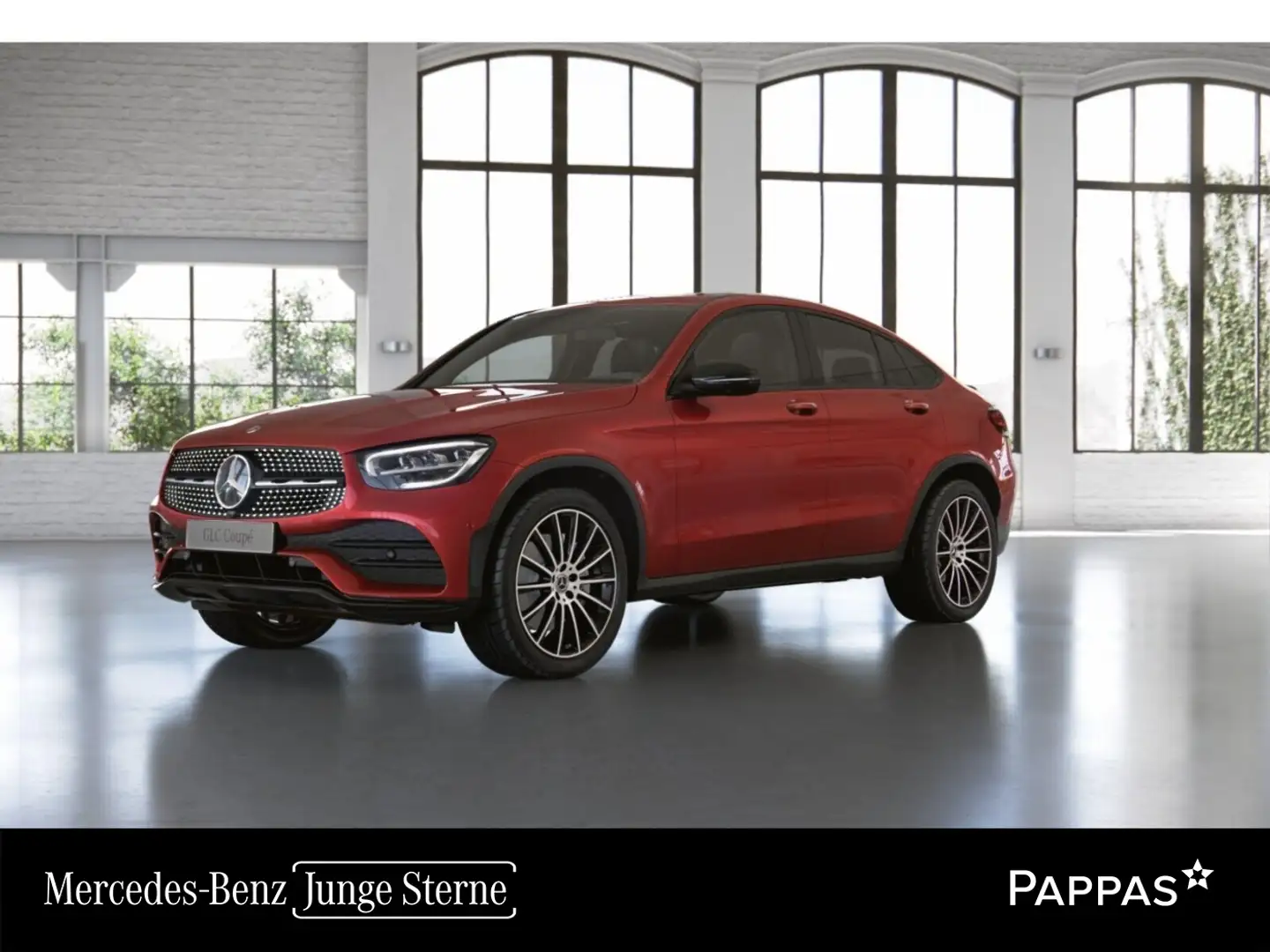 Mercedes-Benz GLC 300 e 4MATIC Coupé Navi SHD AUT Wide Cam LED Rouge - 1