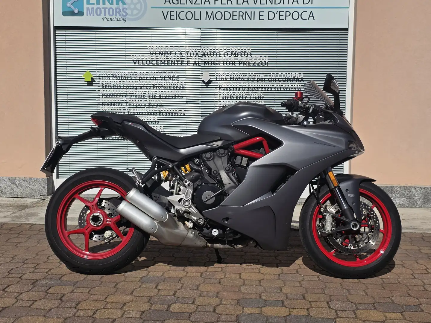 Ducati SuperSport 939 Quick Shift Up & Down Grigio - 2