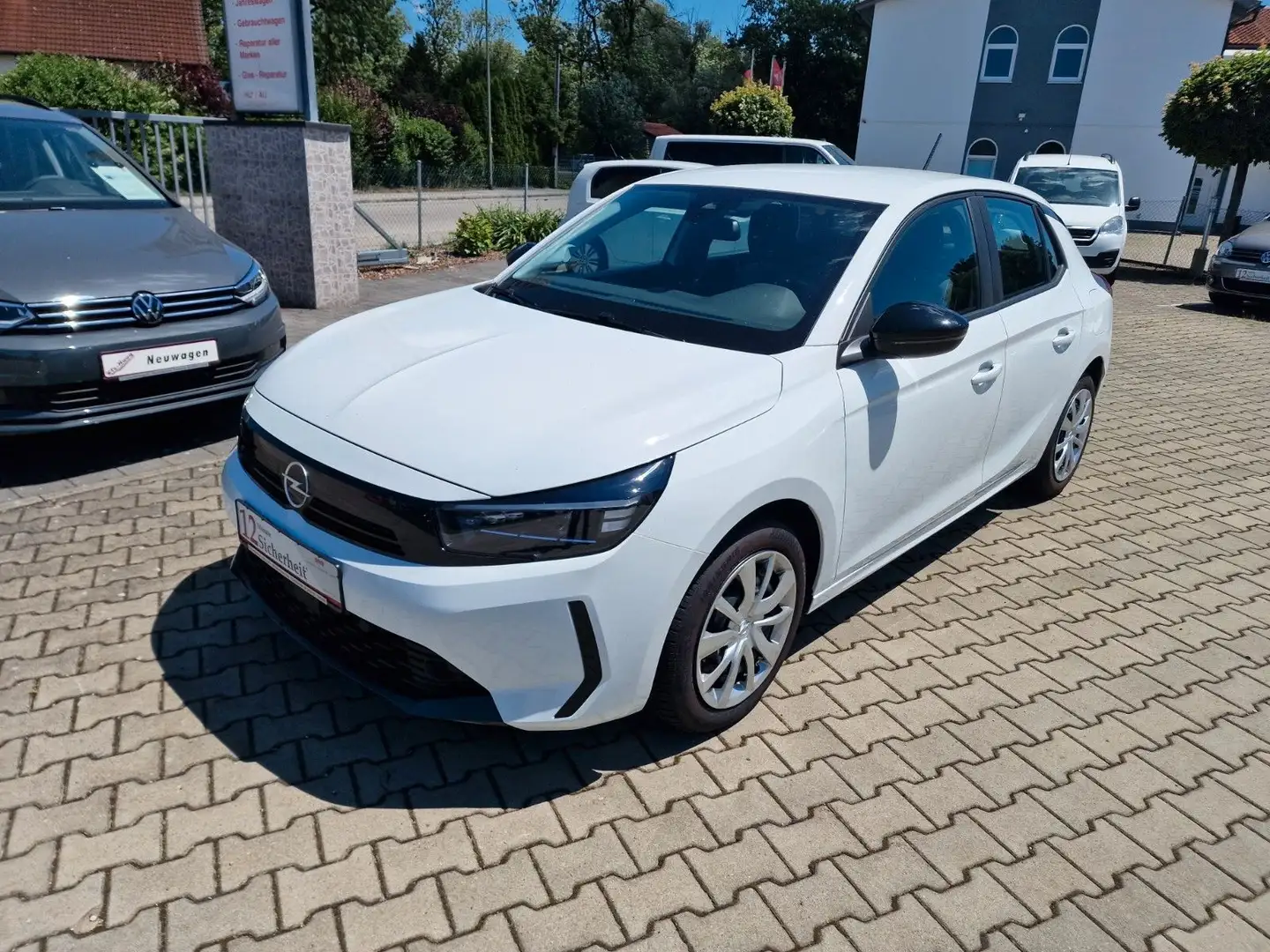 Opel Corsa F*Klima*PDC*Sitzhzg* mtl. 149,-€ Weiß - 1