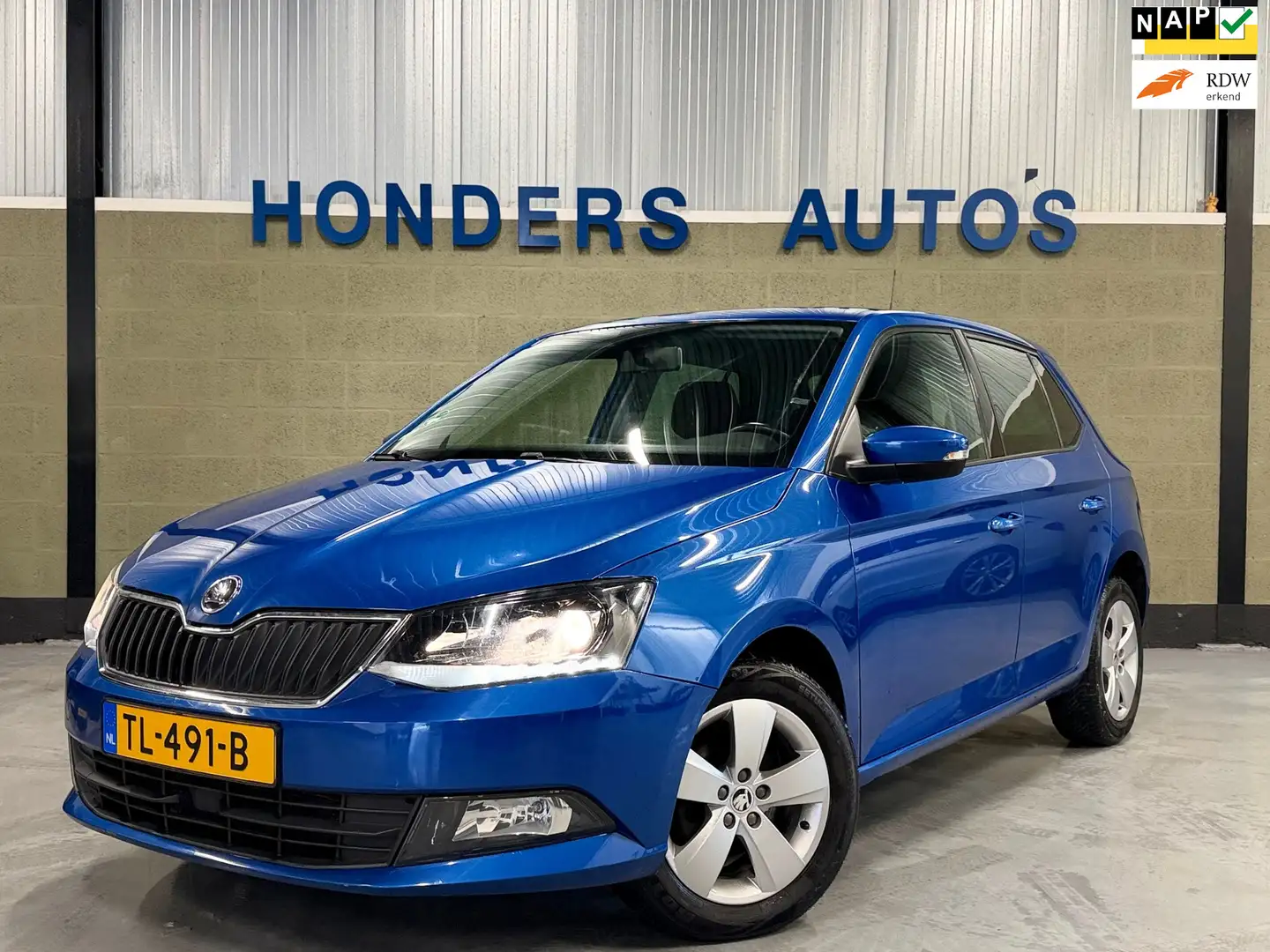 Skoda Fabia 1.0 TSI CLEVER 94 PK I ADAP.CRUISE I NAVI I AIRCO Bleu - 1