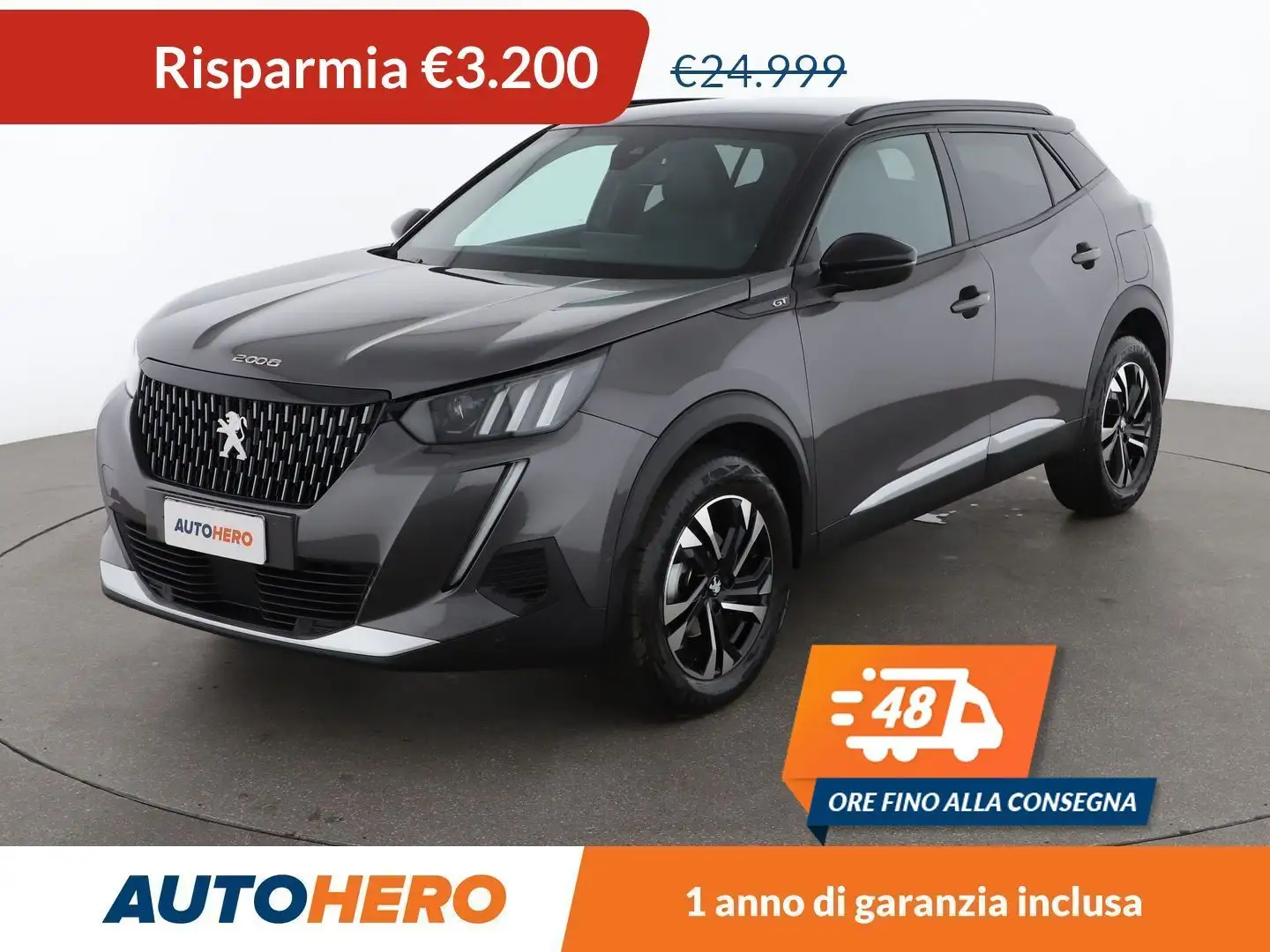 Peugeot 2008 1.2 PureTech GT 130 CV Grigio - 1