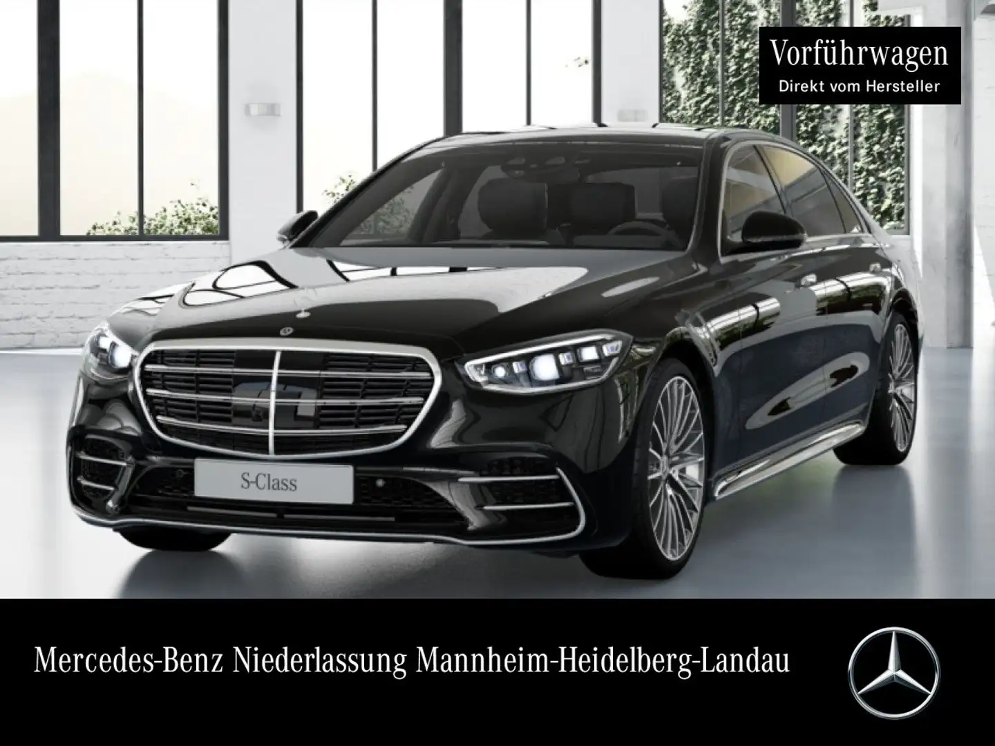 Mercedes-Benz S 450 d L 4M AMG+PANO+360+DIGITAL-L+BURMESTER3D Noir - 1