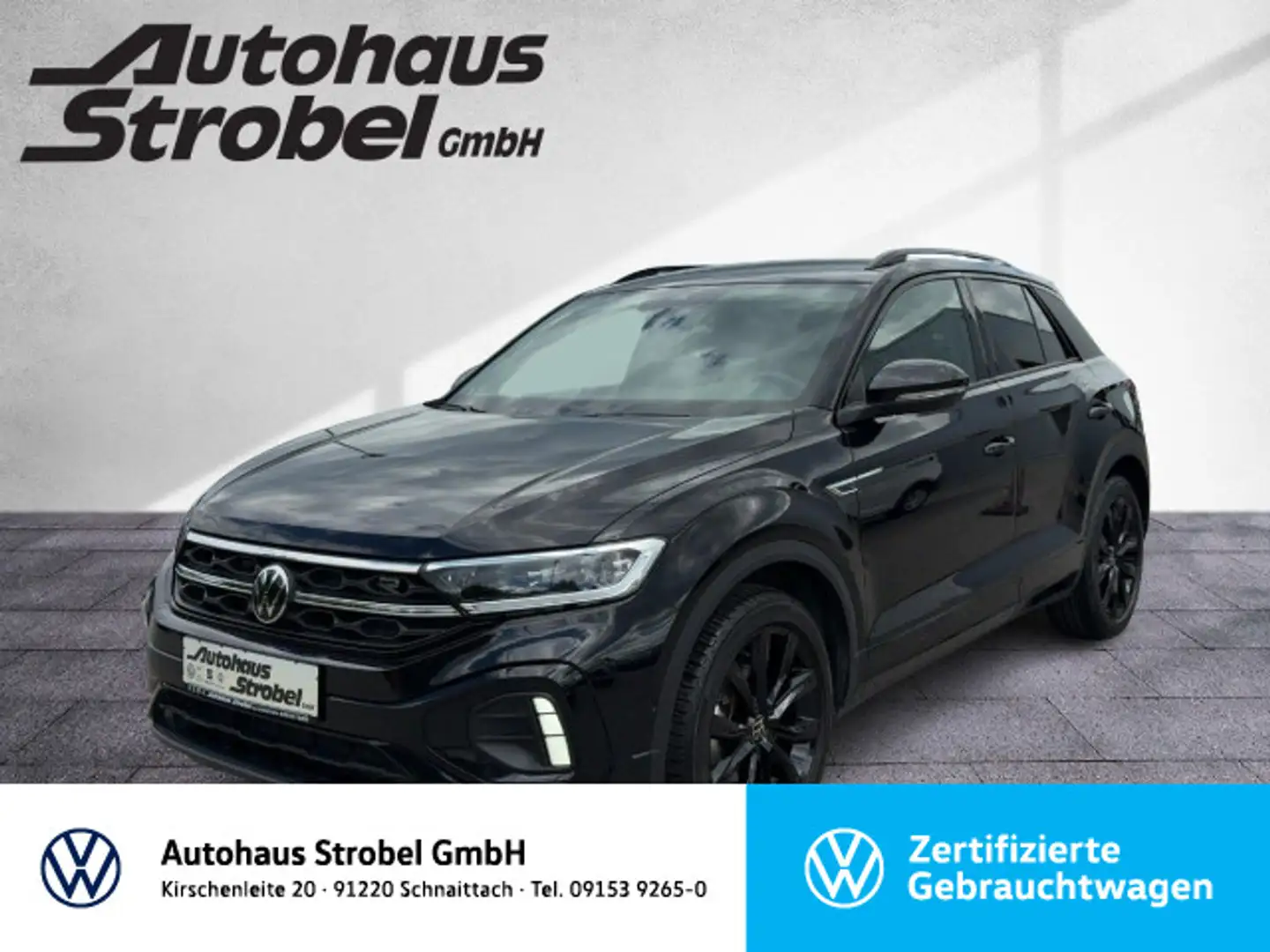Volkswagen T-Roc 1.0 TSI R-Line "BLACK STYLE" ab 3,99% ACC Schwarz - 1