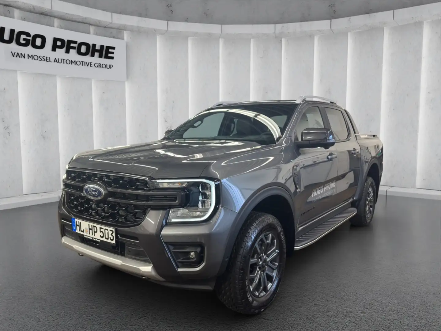 Ford Ranger Wildtrak 2.0 EB DK e-4WD Autom LED AHK *Aktion Gew Grau - 1