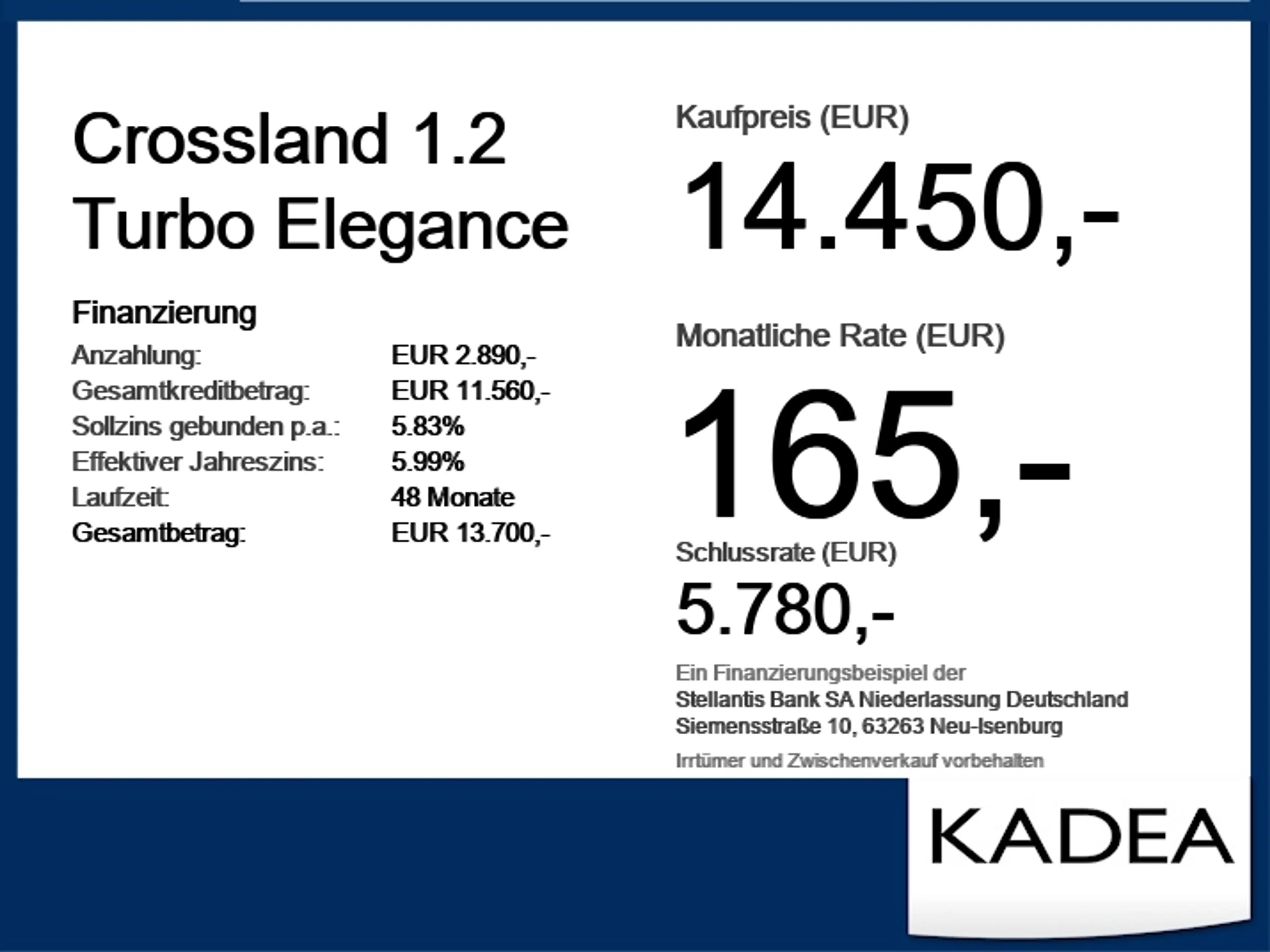 Opel Crossland 1.2 Turbo Elegance LED+SHZ+2xKlima+LM — photo 3