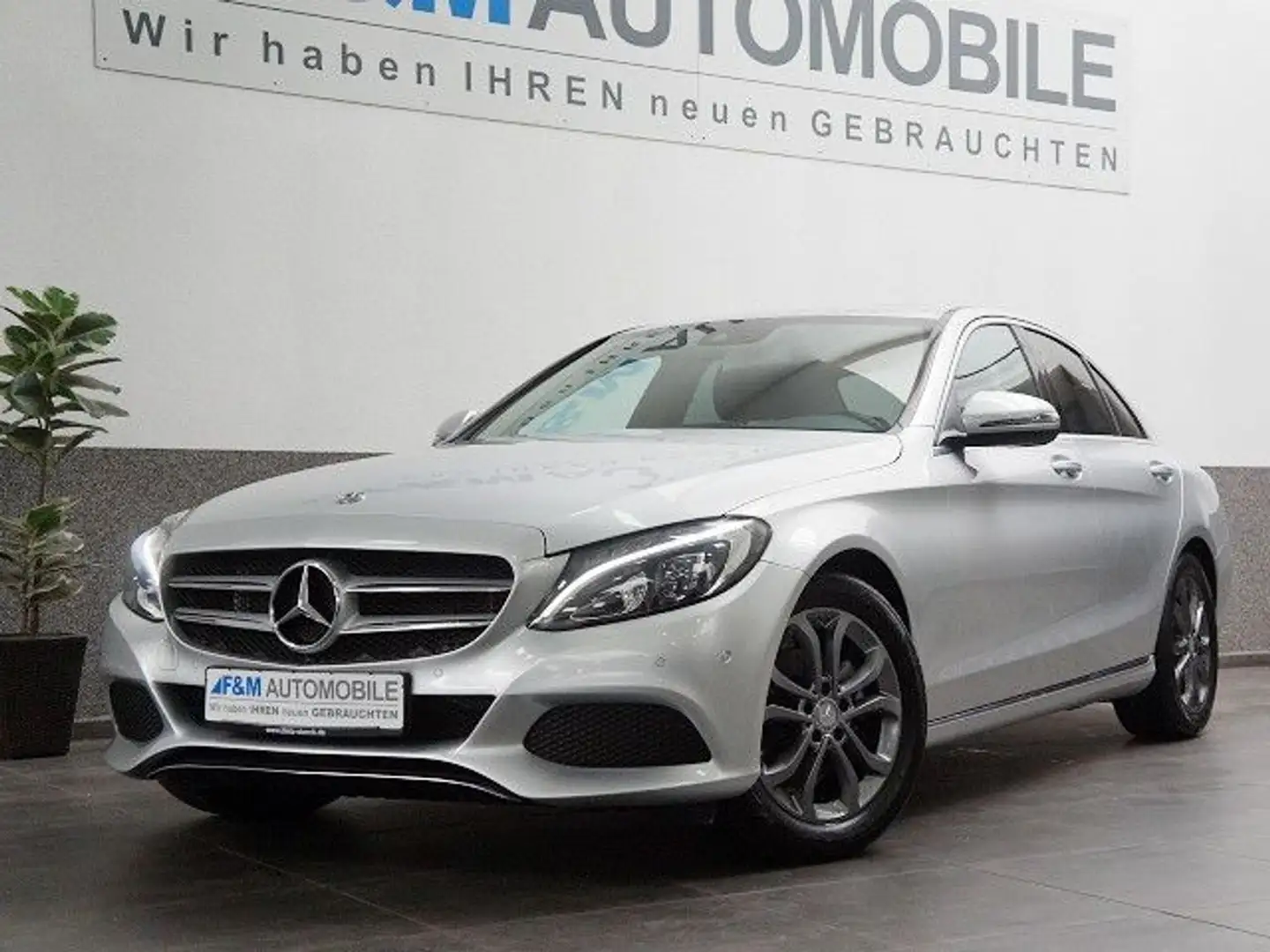 Mercedes-Benz C 180 Autom. Avantgarde Navi Leder S-Dach PDC Silber - 2