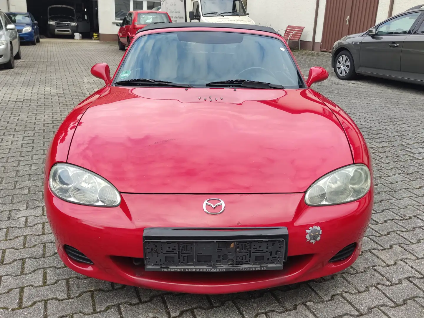 Mazda MX-5 1.6i 16V TÜV 1-2025 mit Mängeln Roşu - 2