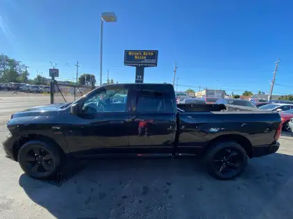 Black 2017 RAM 1500 Pickup Truck Four-Wheel Drive 6-Speed Automatic