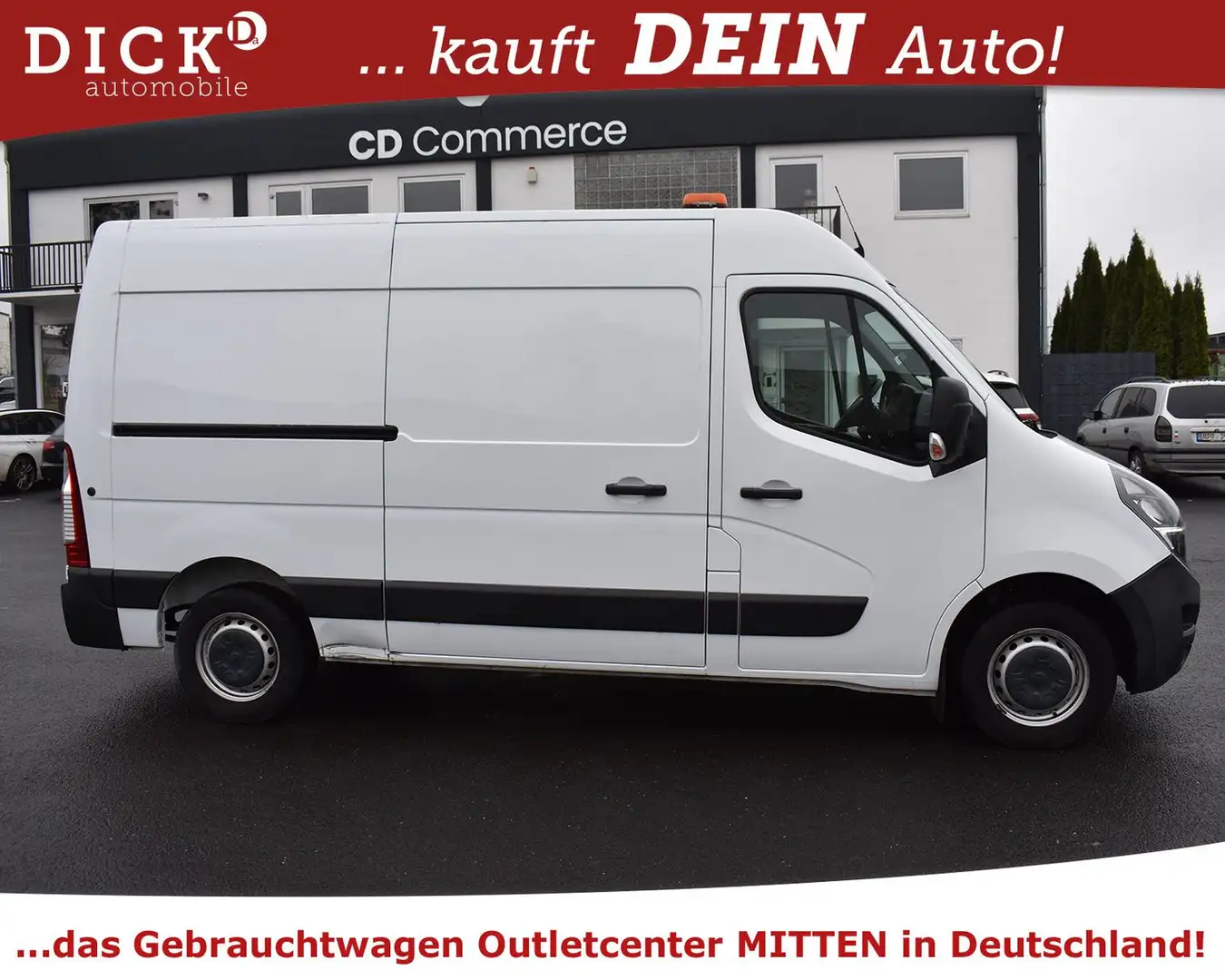 Opel Movano B 2.3d Aut. HKa L2H3 3,5t 3SIT+KLIMA+AHK Weiß - 2