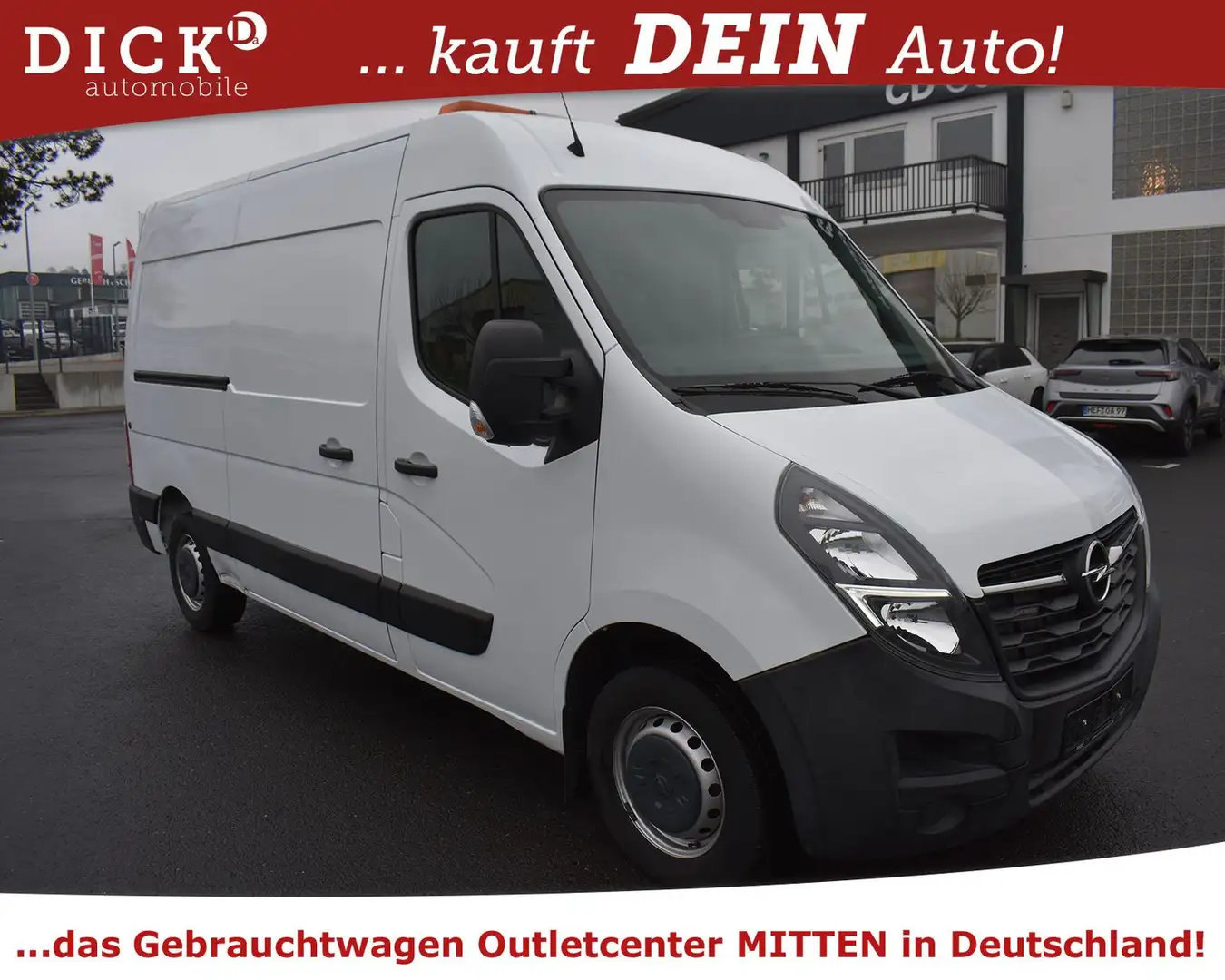 Opel Movano B 2.3d Aut. HKa L2H3 3,5t 3SIT+KLIMA+AHK Weiß - 1