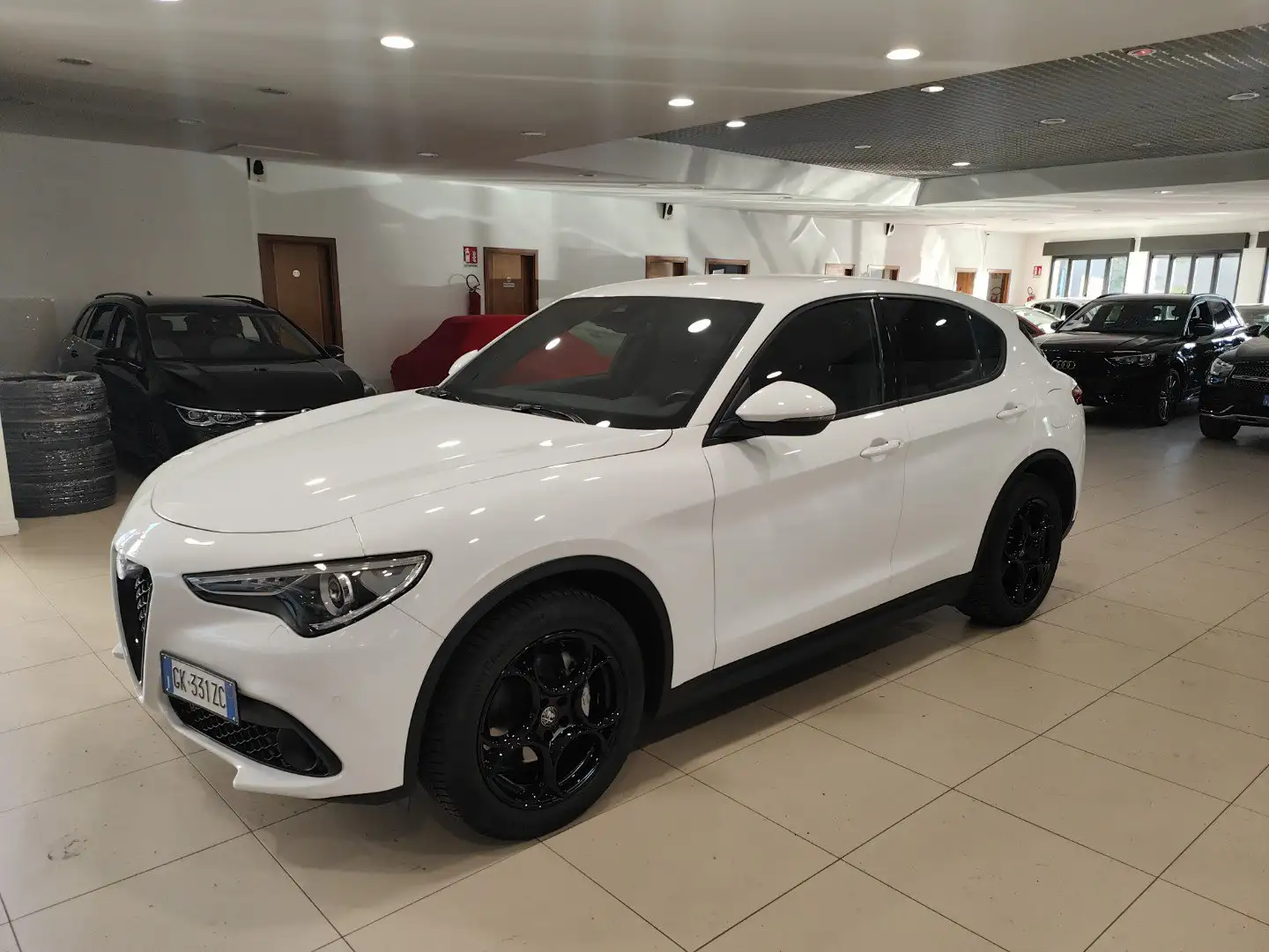 Alfa Romeo Stelvio 2.2 TD Q4 Sprint AT8 Xeno Navi Pelle\Tessuto ACC Bianco - 1