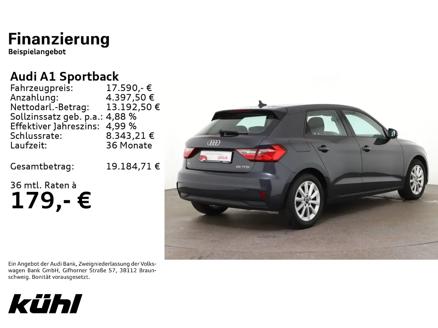 Audi A1 25 TFSI LED,Virtuelles Cockpit,Sitz Grau - 2