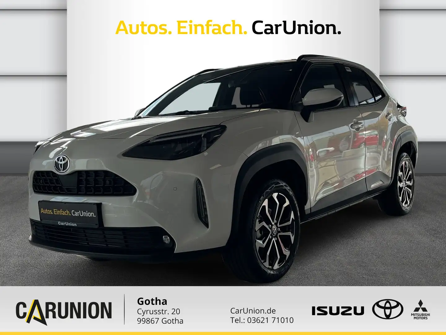 Toyota Yaris Cross TEAMPLAYER+KAMERA+APPLE-CAR Weiß - 1