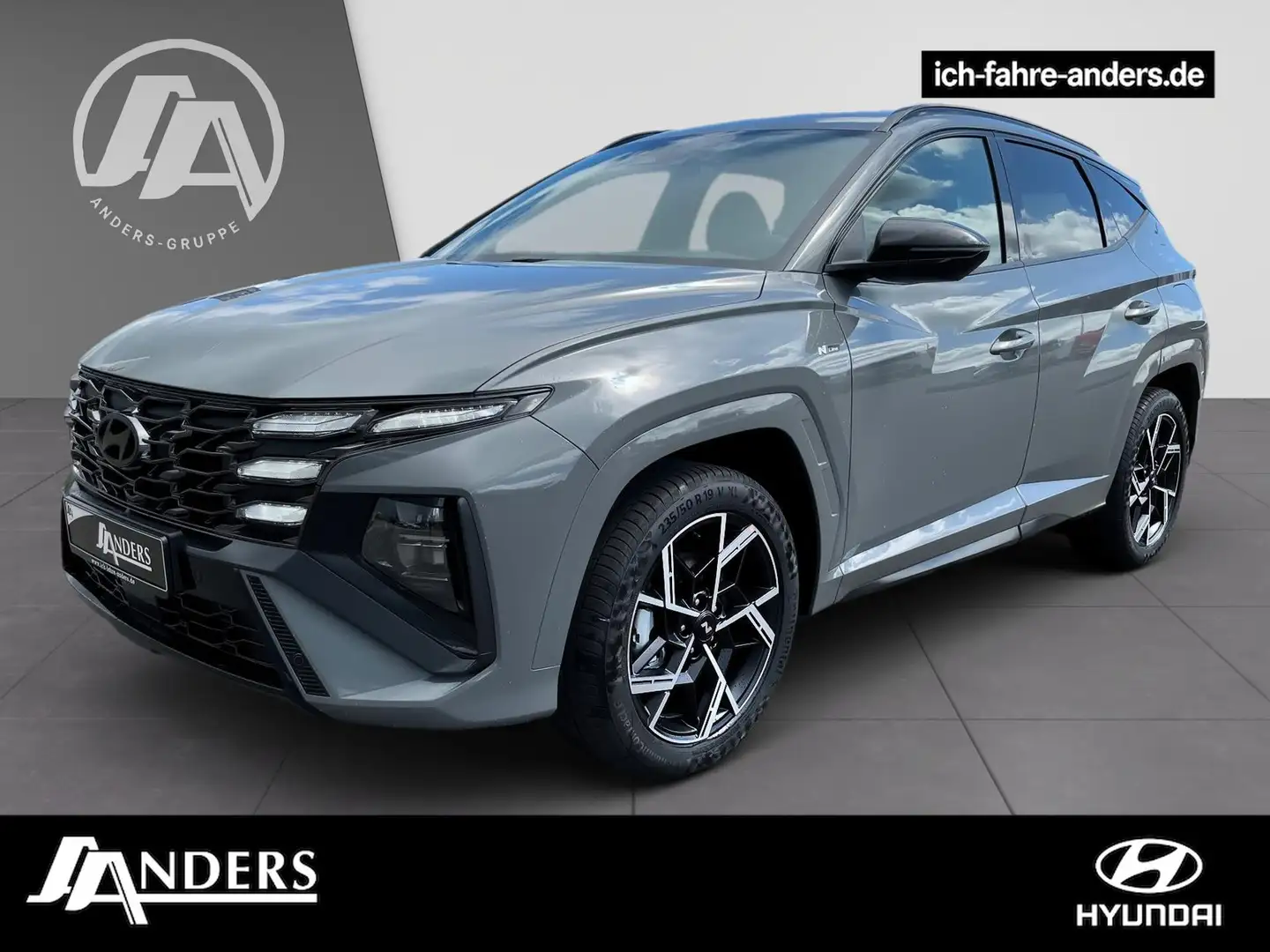 Hyundai TUCSON MY25 1.6 T-GDI Aut. N LINE +Sitz-P.+Navi Grau - 1