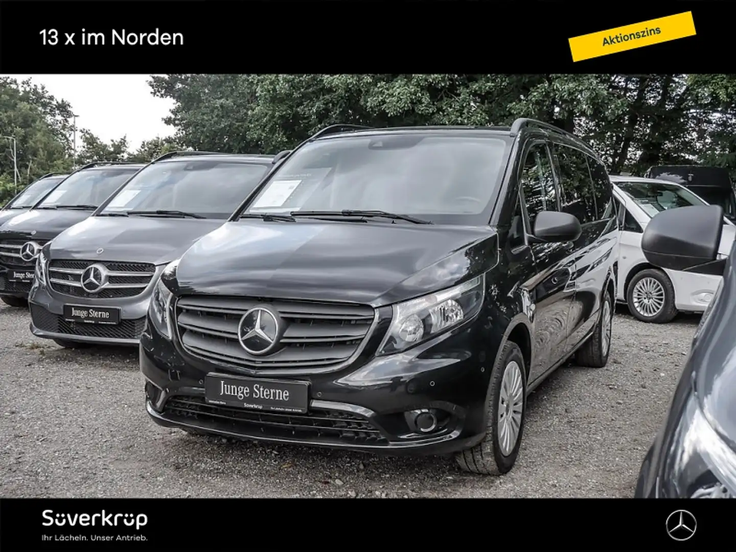 Mercedes-Benz Vito 116 Aut. Tourer PRO AHK/SCHIENEN/PDC/TEMPOMAT/SHZ Noir - 1