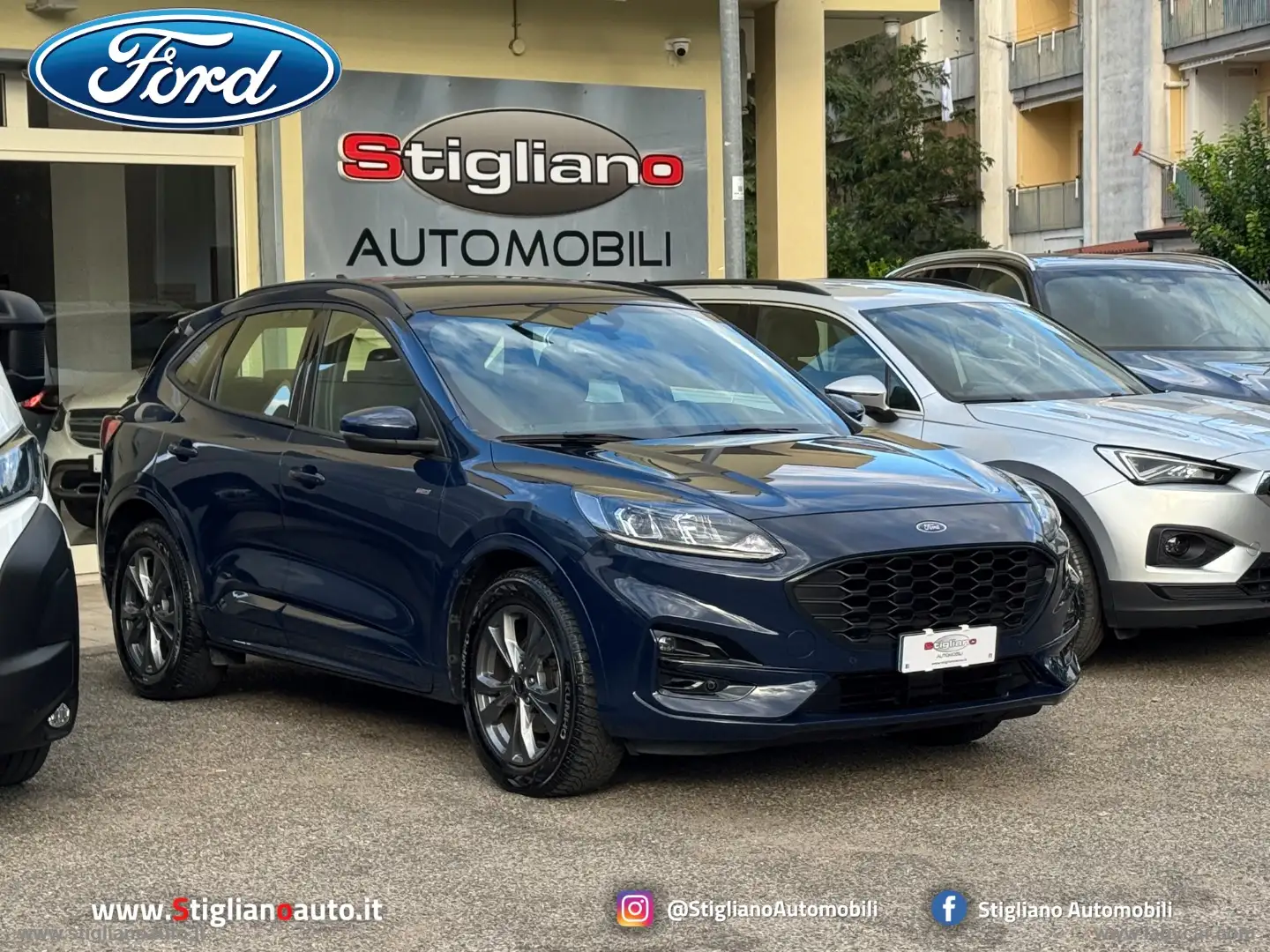 Ford Kuga 2.0 EcoBl. 120CV aut. 2WD ST-Line Blu/Azzurro - 1
