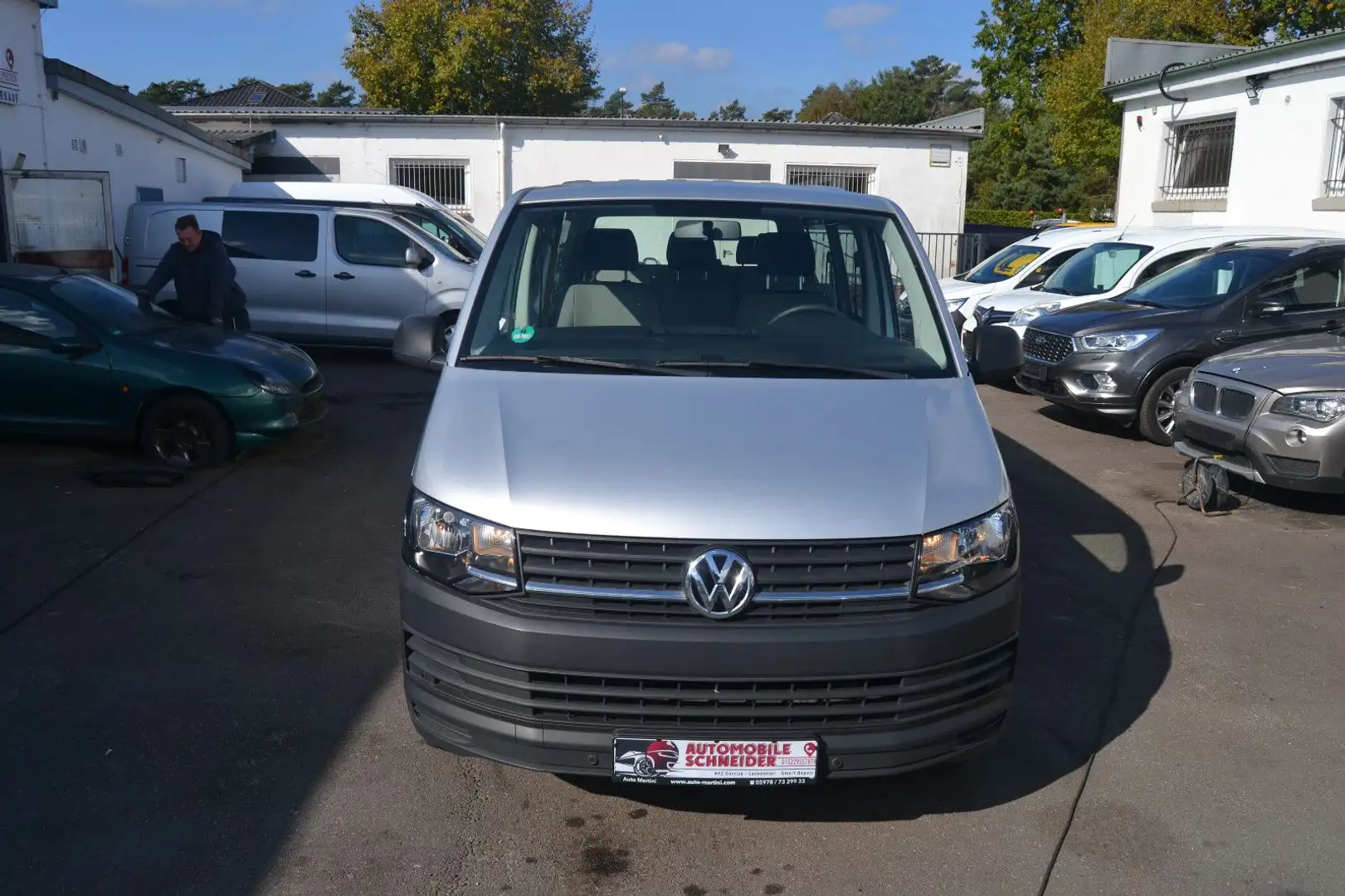 Volkswagen T6 Transporter Kasten-Kombi  Lang 9 Sitze Silber - 1