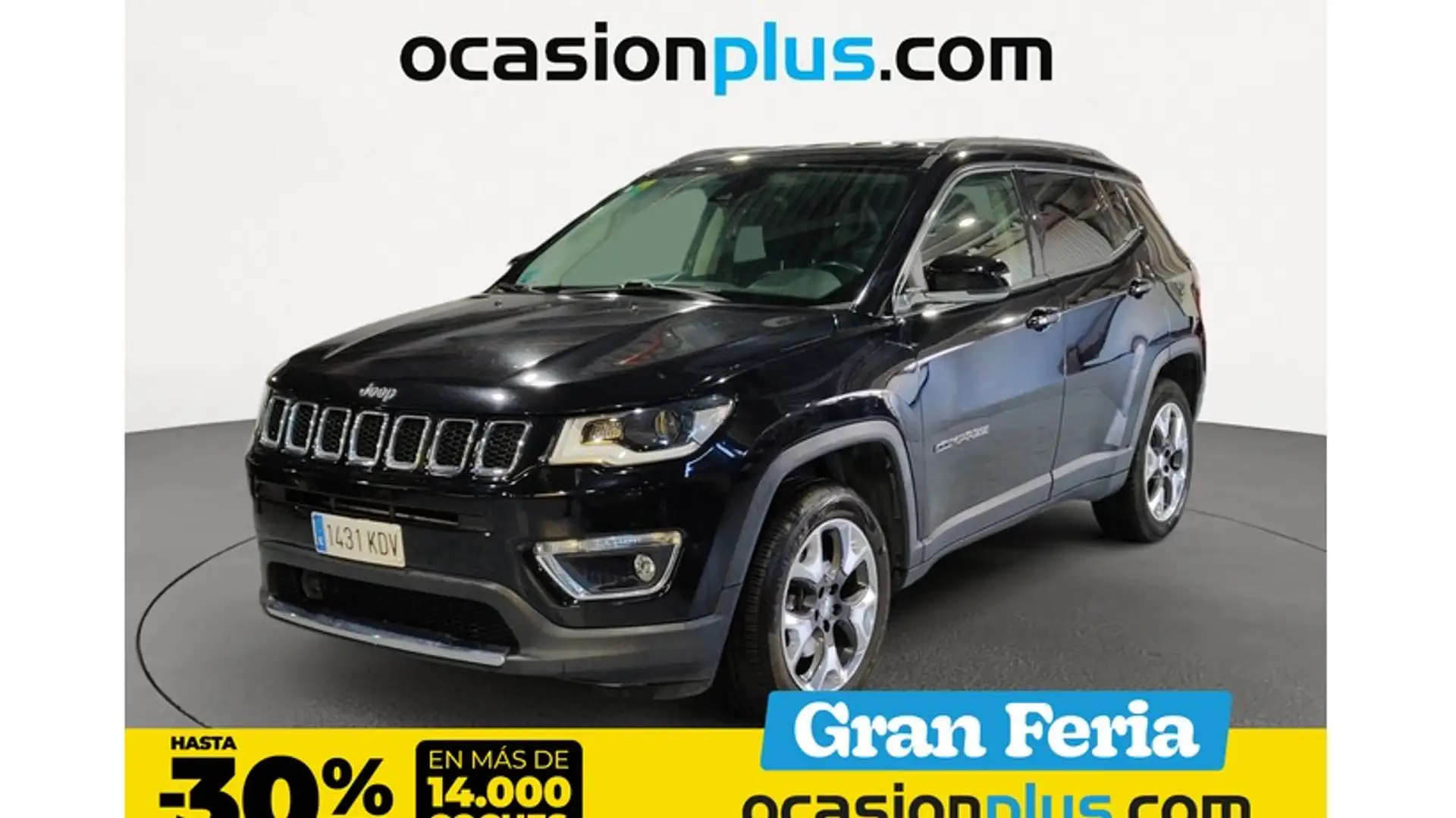 Jeep Compass 2.0 Mjt Limited 4x4 AD Aut. 103kW Noir - 1