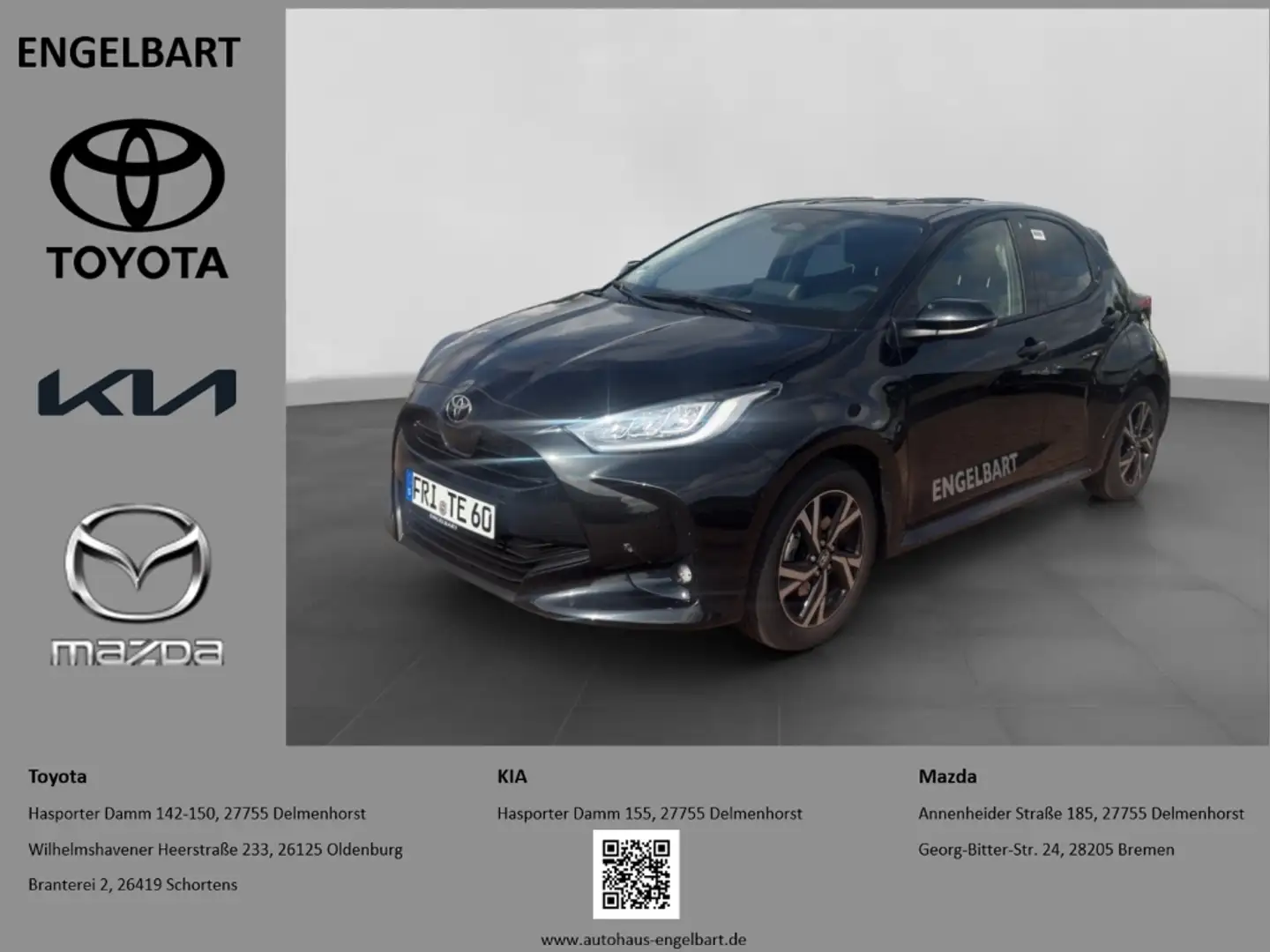 Toyota Yaris Hybrid Teamplayer CarPlay Sitzheizung LED Noir - 1