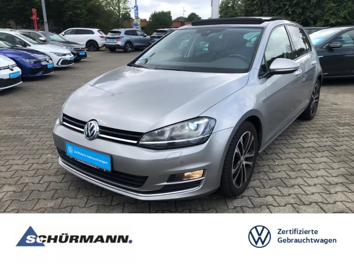 Volkswagen Golf VII ALLSTAR R-LINE TDI XENON PANORAMA NAVI SHZ Silber - 1