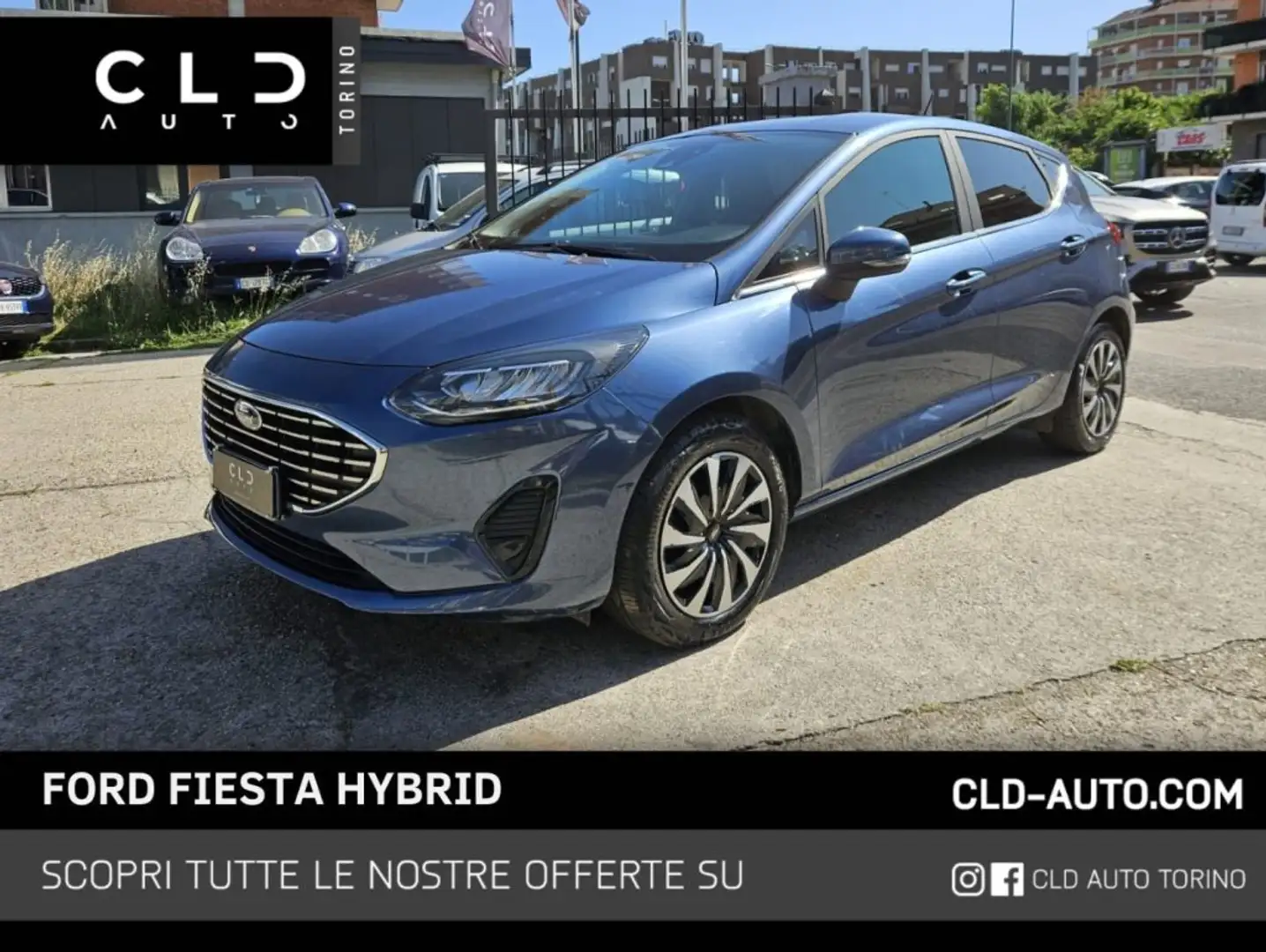 Ford Fiesta 1.0 Ecoboost Hybrid 125 CV 5 porte Синий - 1