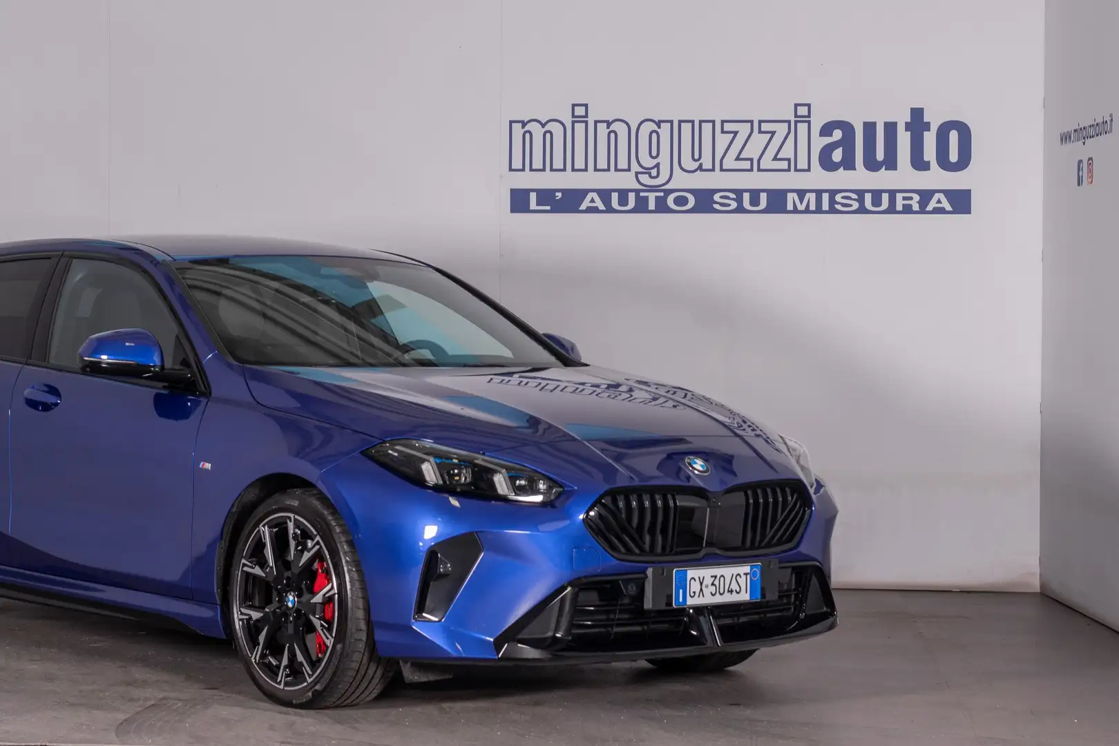 BMW 118 d MSport Pro auto 150CV HuD Bleu - 2