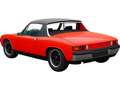 Porsche 914 Innenraum voll - Leder neu! Rouge - thumbnail 2