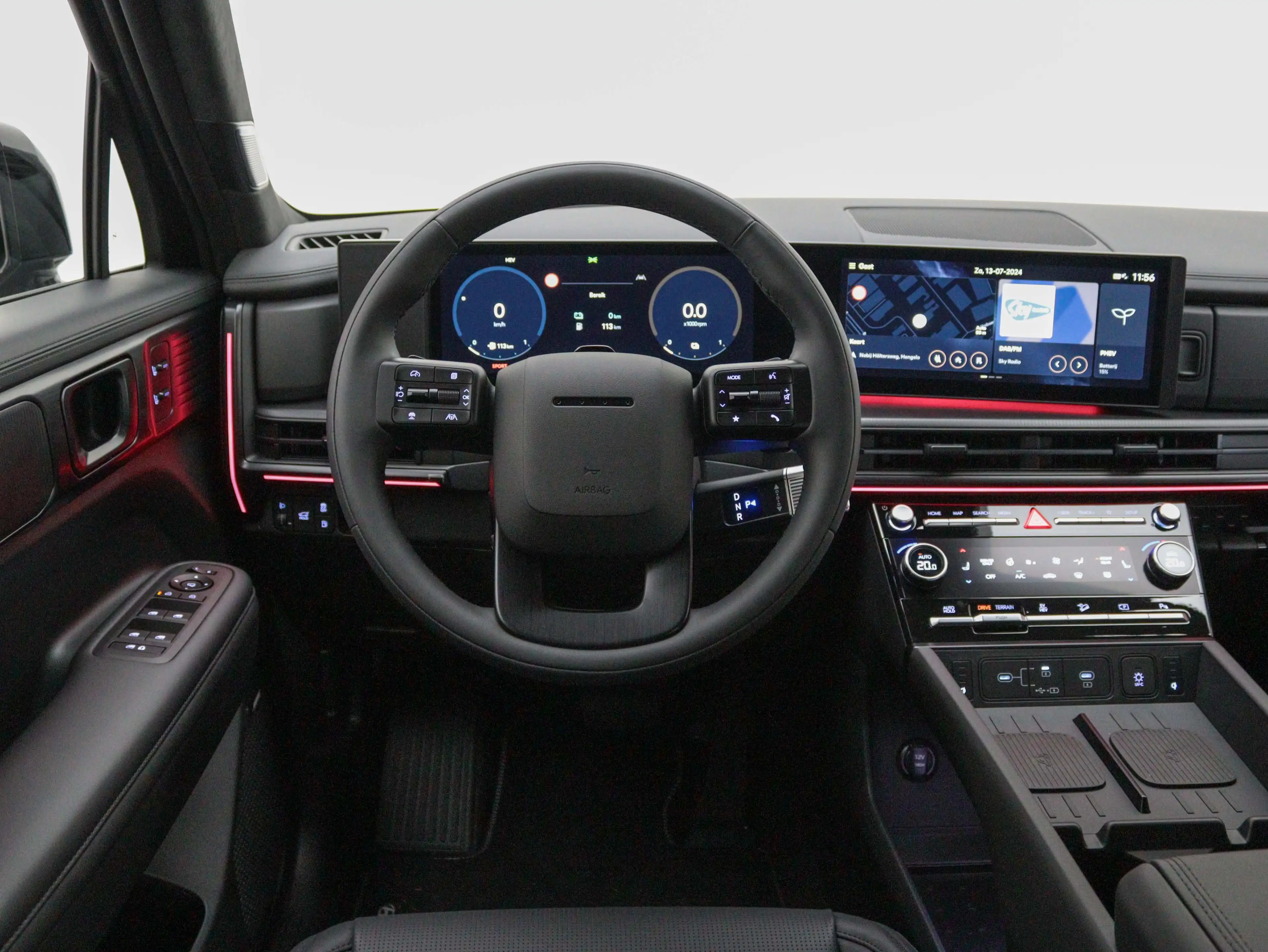 Hyundai SANTA FE 1.6 T-GDI PHEV Black Line - PHEV (Abyss Black Pear — photo 13