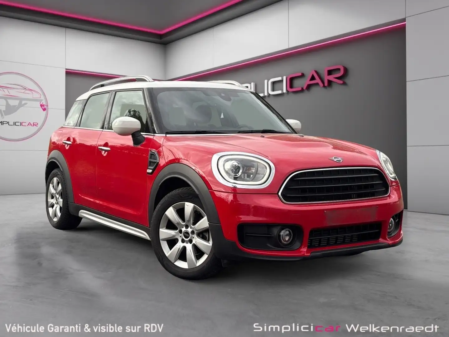 MINI Cooper Countryman 1.5A /SG CHAUFF/PDC/BOITE AUTO/TVA RECUP(50%)/ Rouge - 1