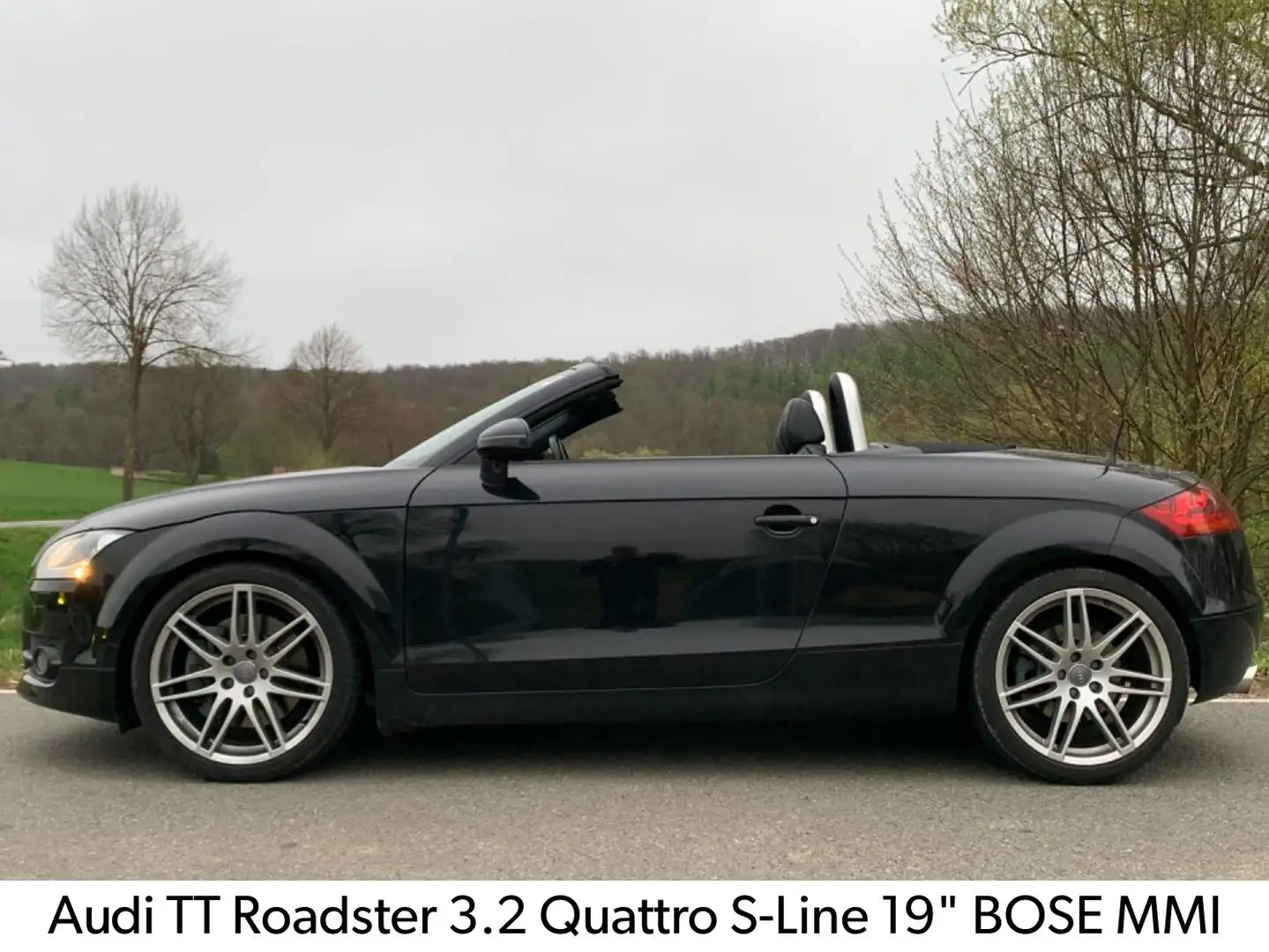 Audi TT Roadster 3.2 quattro BOSE 19 S-LINE LEDER 2HD Schwarz - 1