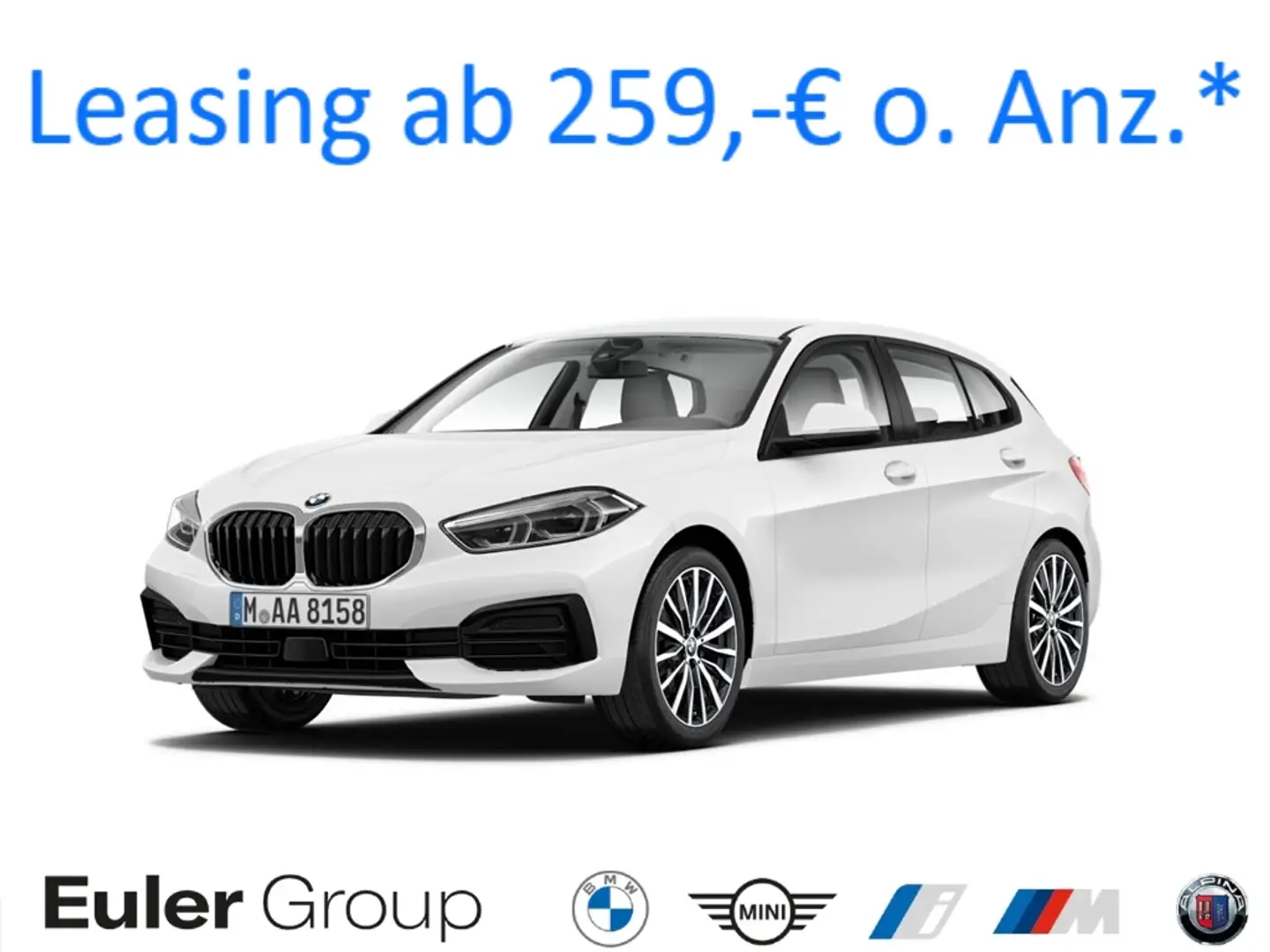 BMW 118 iA Advant.+Comf.Pak. 18'' LCProf ParkAss LenkHzg S Weiß - 1