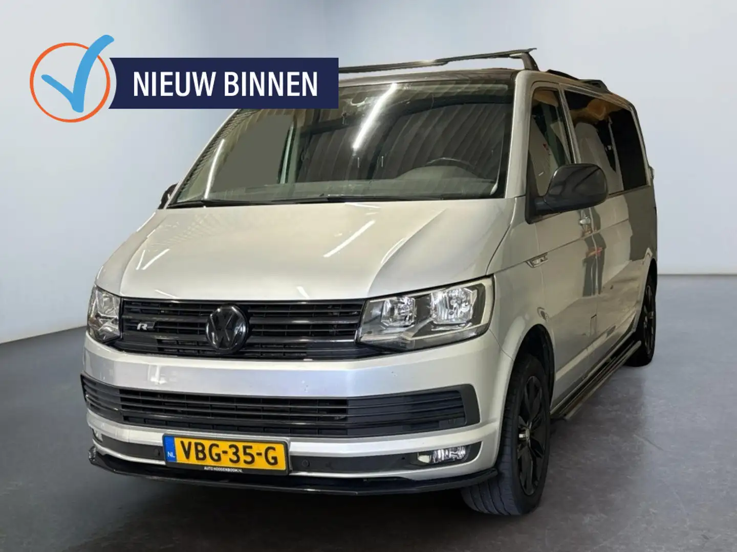 Volkswagen Transporter 2.0 TDI L2H1 | R-line | Dubbel Cabine | JBL | 5-zi Gris - 1