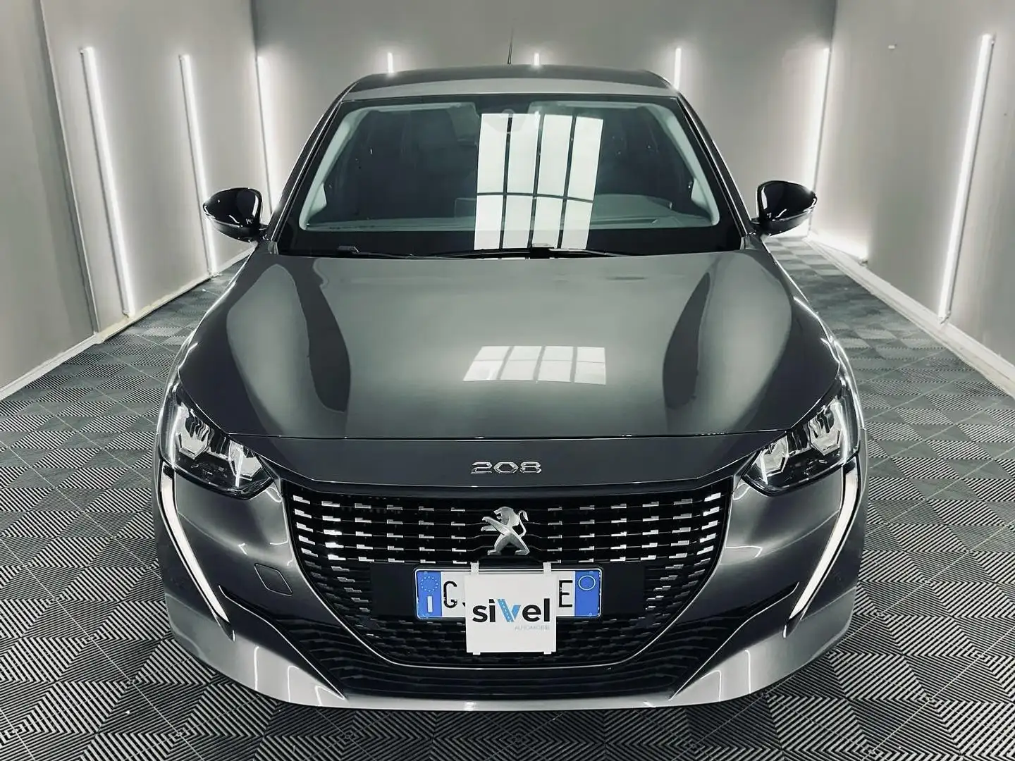 Peugeot 208 1.5 bluehdi Allure Pack s Gris - 2