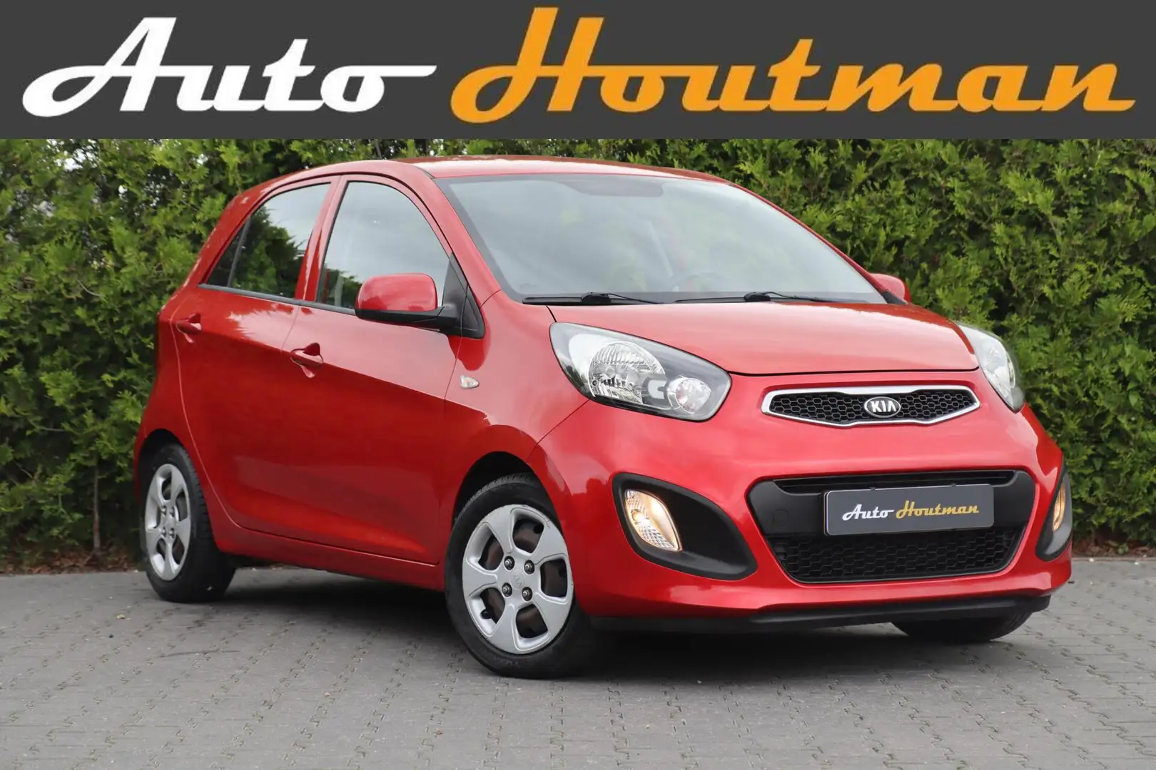 Kia Picanto 1.2 CVVT ISG Comfort Pack Airco|Nav|Car-play|Deale Rood - 1